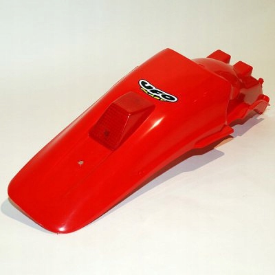 Ufo Zadný Blatník Honda Xr 650R 00-07 S Tienidlom Lampy, Farba Červená