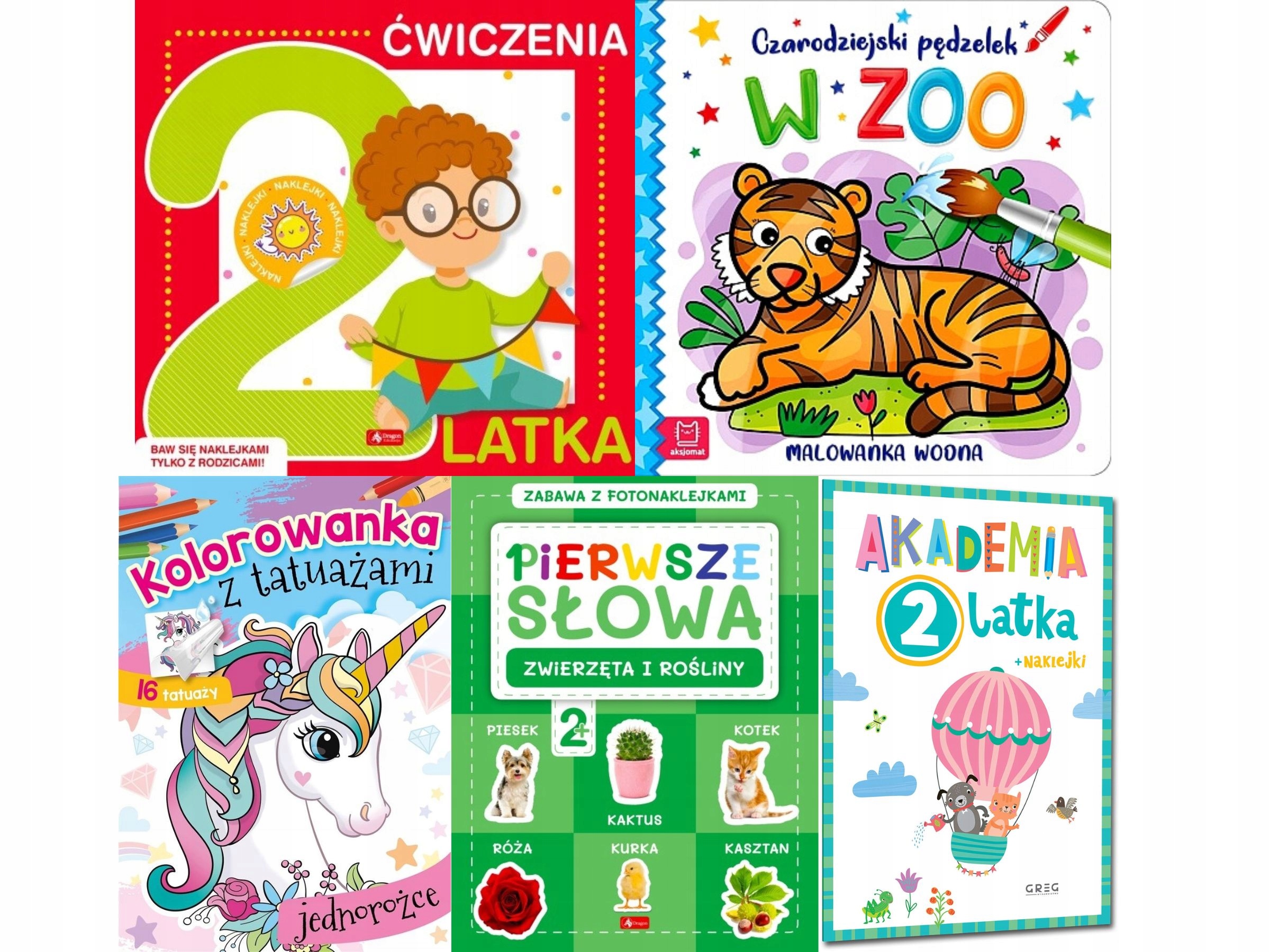 Super Zestaw 2-latka ĆWIECZENIA KOLOROWANKI
