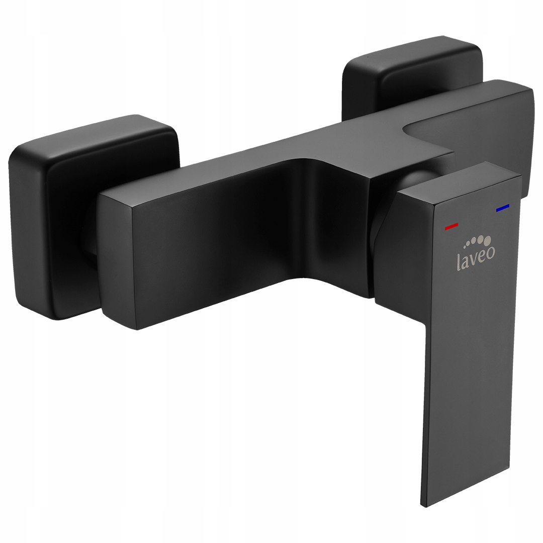 Štvorcová Sprchová Batéria, Čierna Sprchová