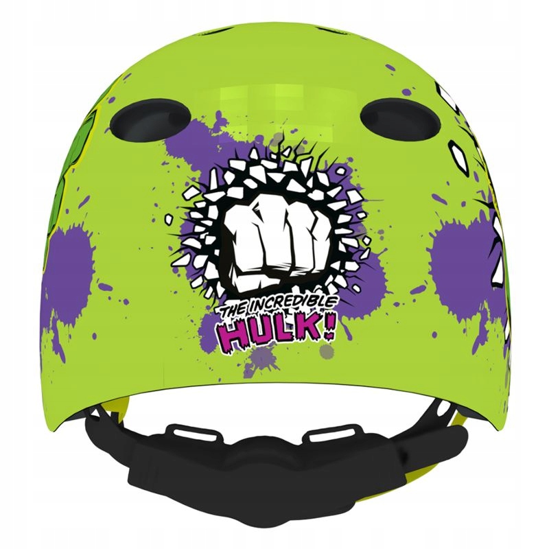 KASK DZIECIĘCY HULK SPORTOWY ROWEROWY AVENGERS MARVEL ROZMIAR M 54-58 cm Marka Seven