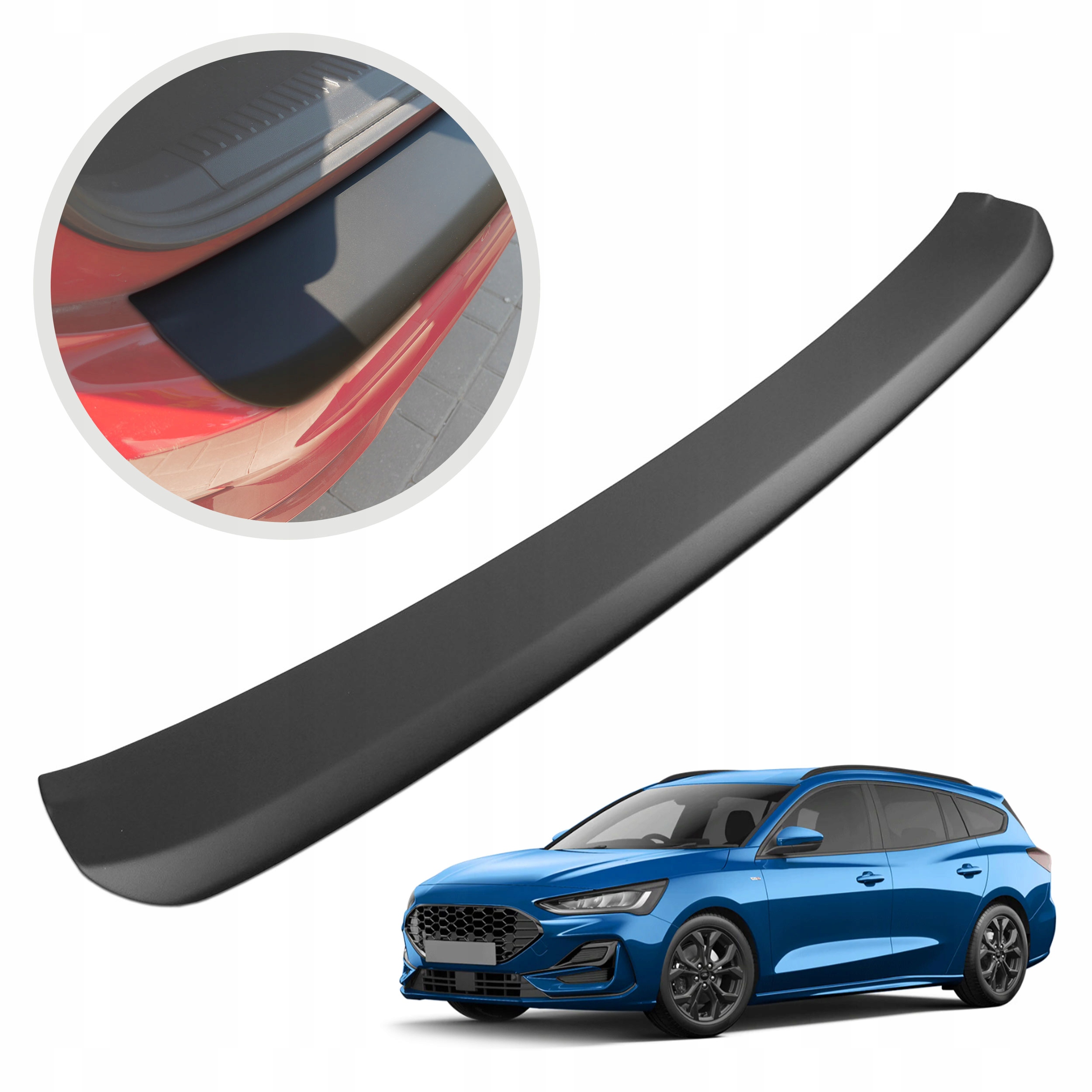 Ochranný kryt zadného nárazníka pre Ford Focus MK4 IV 2018- Kombi Abs