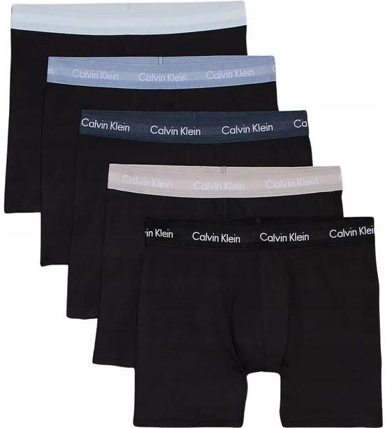 Calvin Klein Pánské Boxerky 5 Pack Originál 000NB3794A Q5M Dárek R M