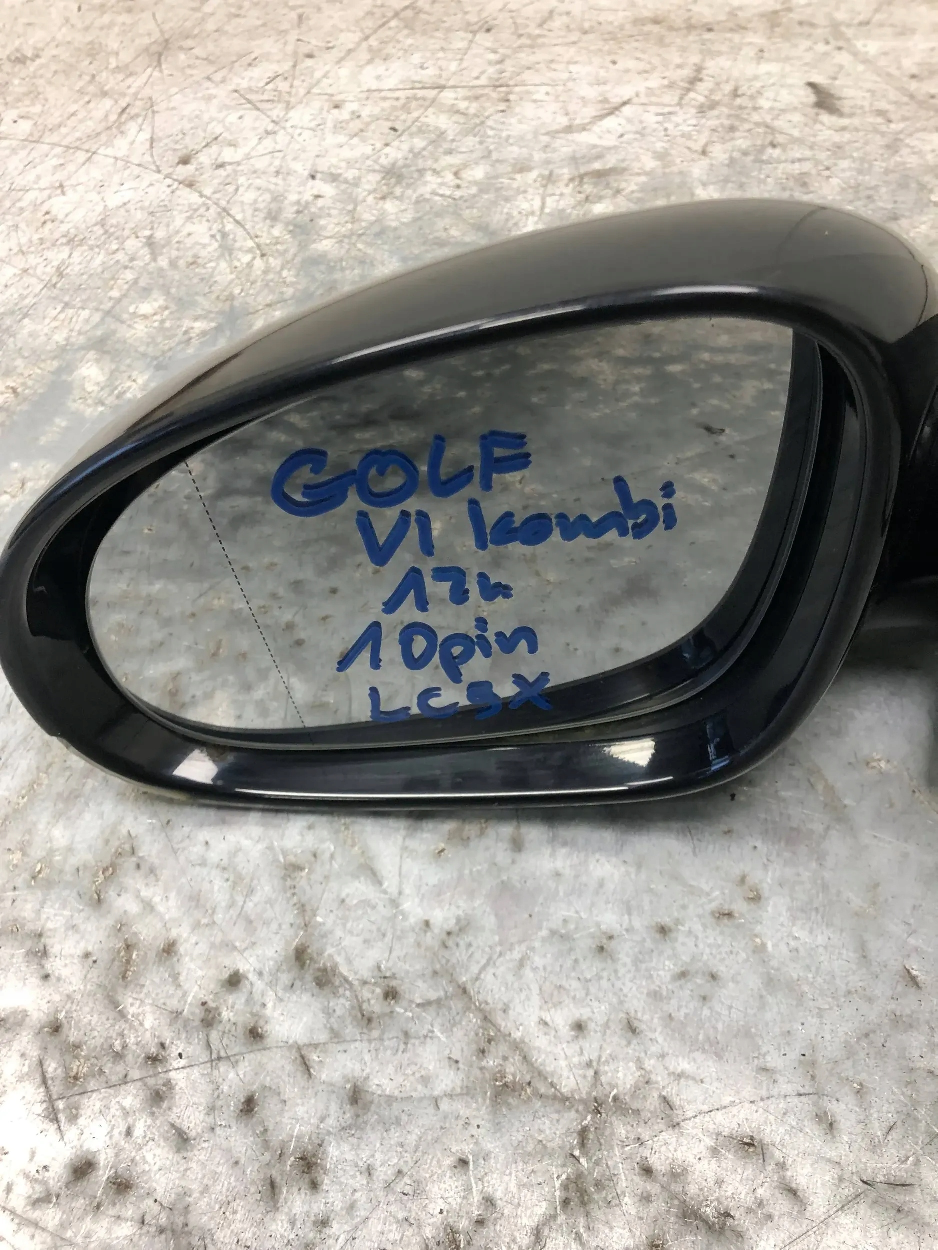mirror left 10 PIN VW GOLF VI KOMBI LC9X