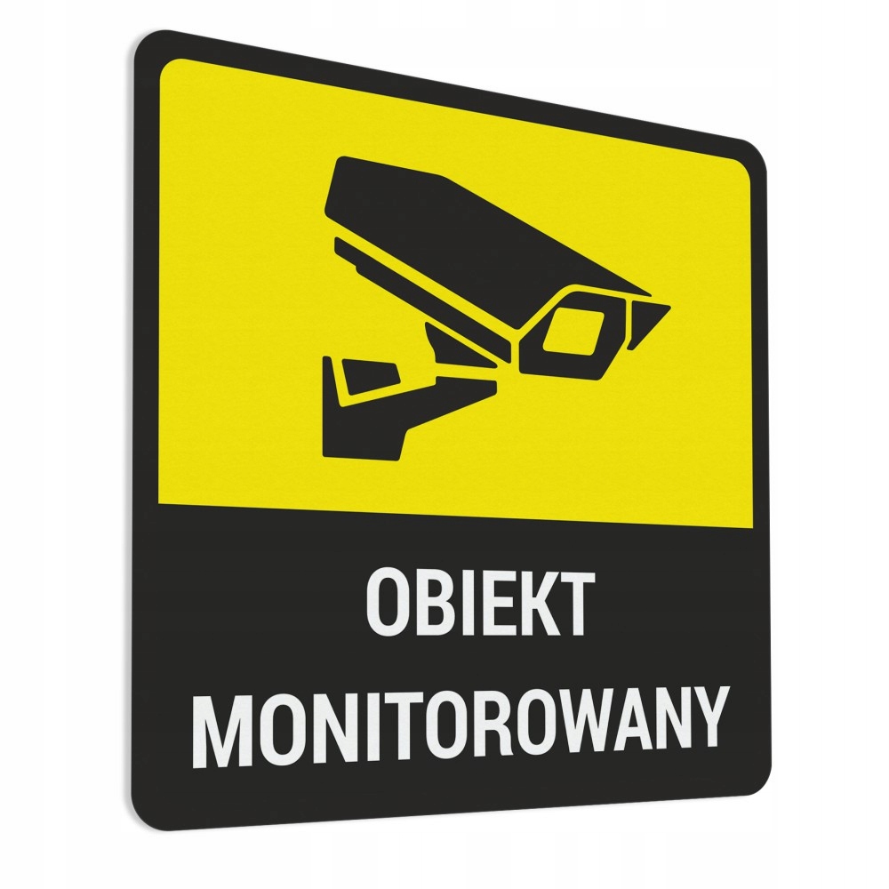 

Naklejka Obiekt Monitorowany 10x10