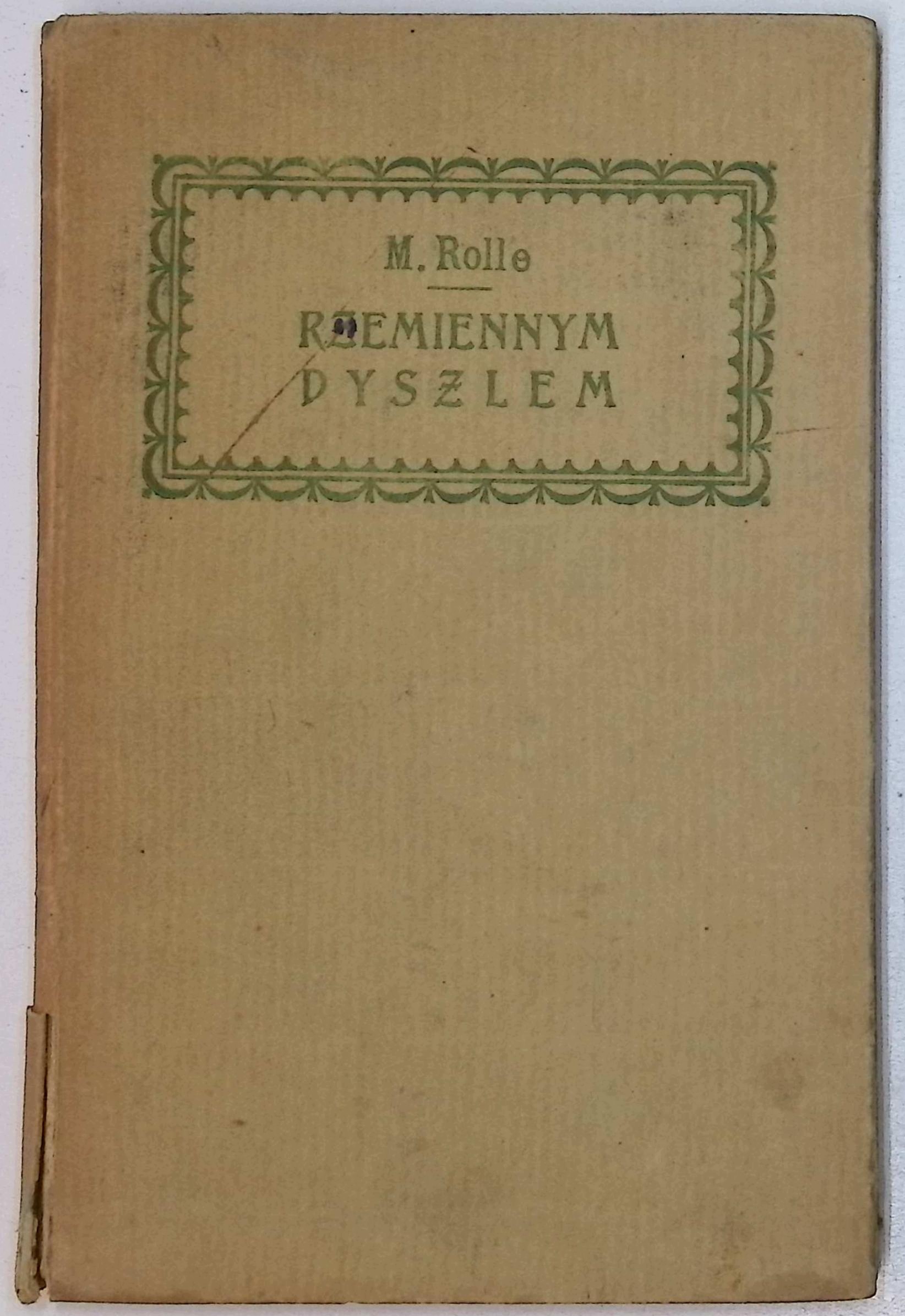 Rzemiennym dyszlem (1914 r.) - Rolle