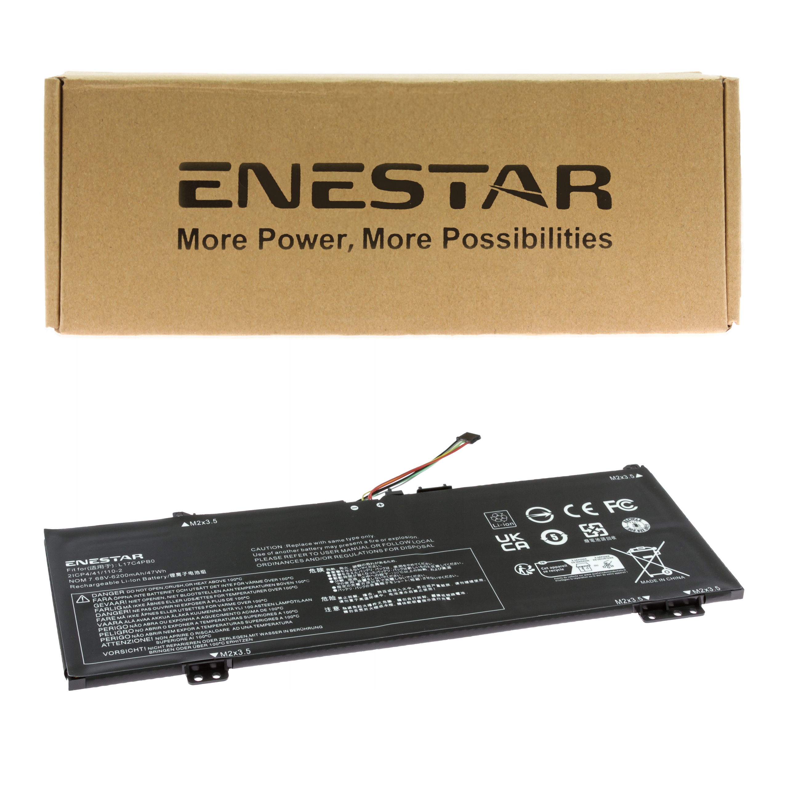 Premium bateria do Lenovo L17C4PB0 IdeaPad 530s Yoga 530 530-14 530-14IKB