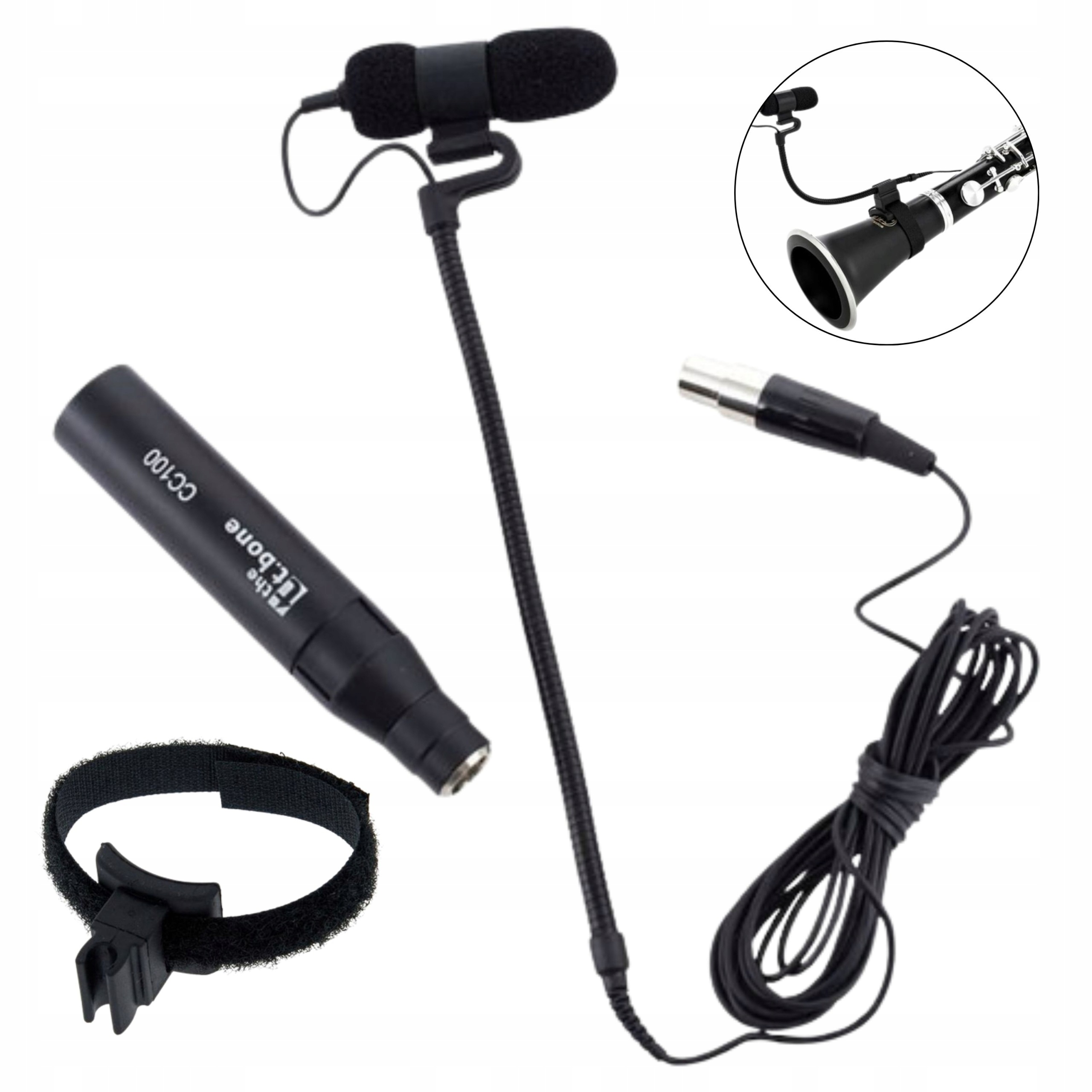 Nástrojový mikrofon t.bone Ovid System CC 100 pro klarinetovou flétnu