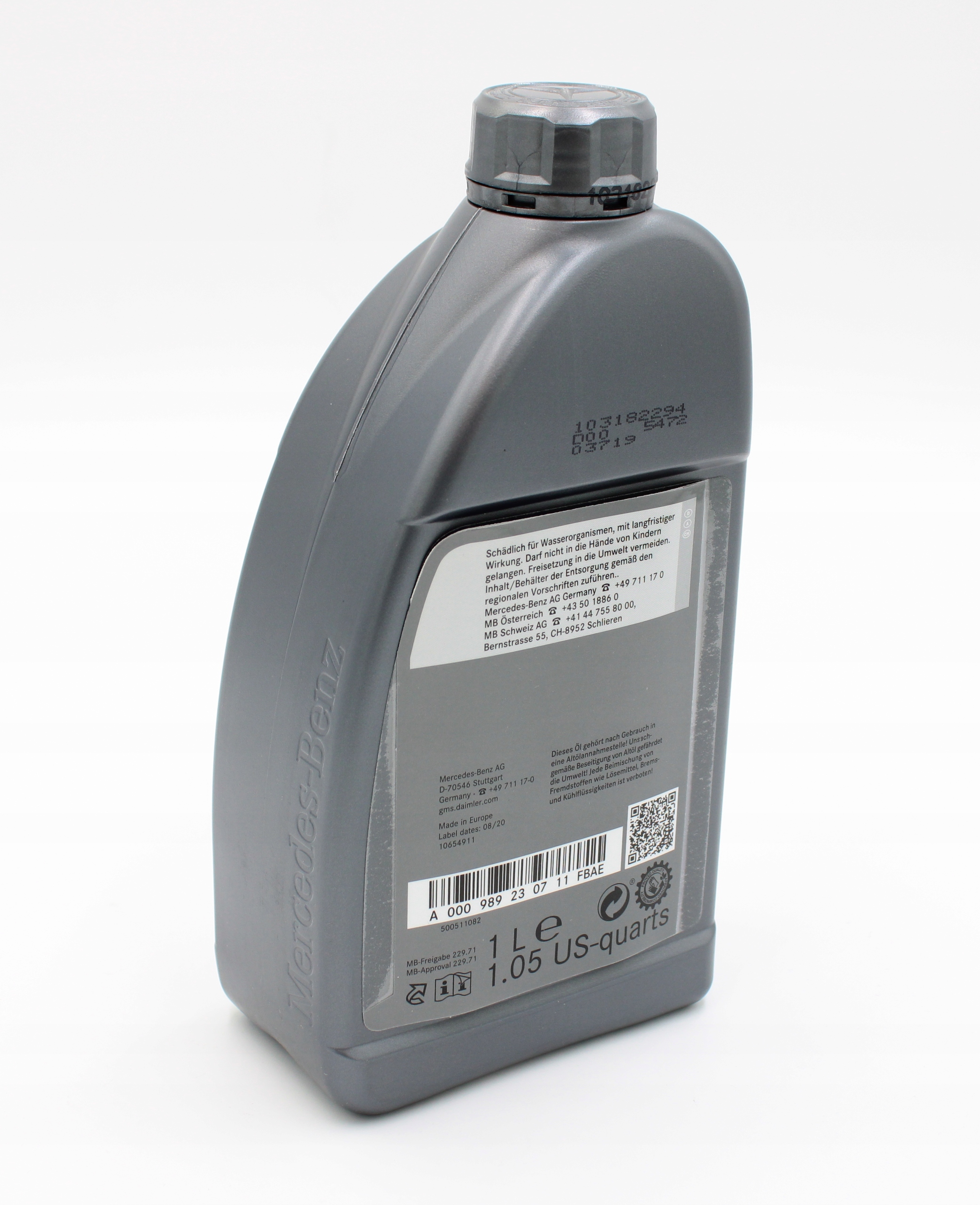 Mercedes-Benz エンジンオイル 229.71 7L MERCEDES 0W20 5L. MB229.71 SILNIKOWY OLEJ SYNTETYCZNY - Pesta2