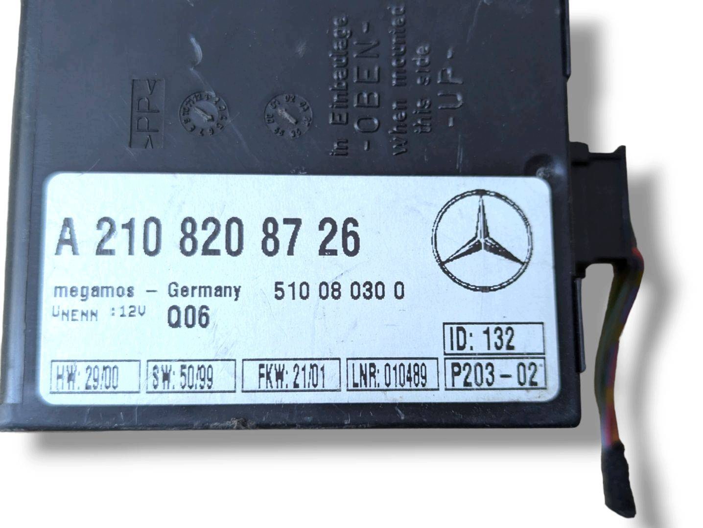 module alarmu Mercedes-Benz E W210 facelift 2001 A2108208726