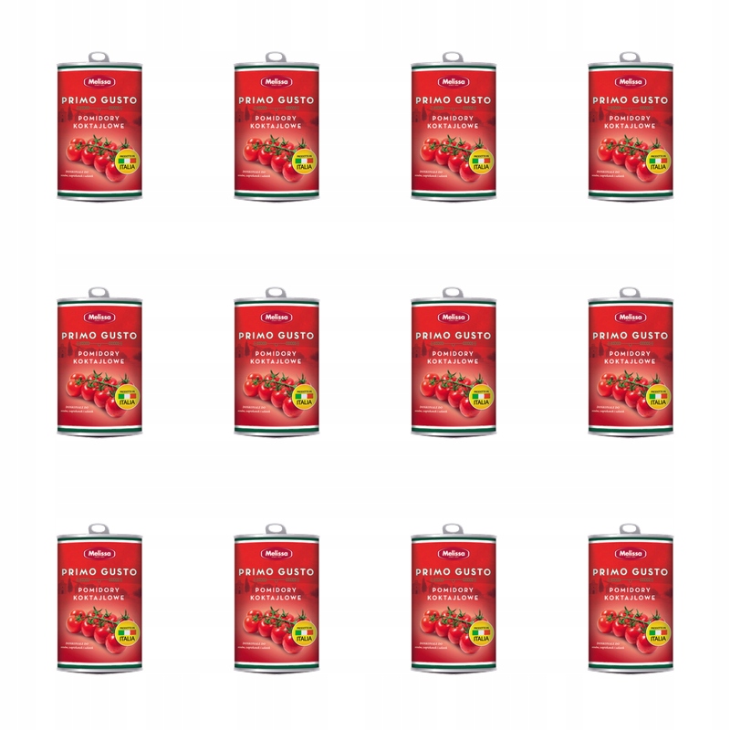 Primo Gusto Pomidory koktajlowe w soku pomidorowym 400g X12