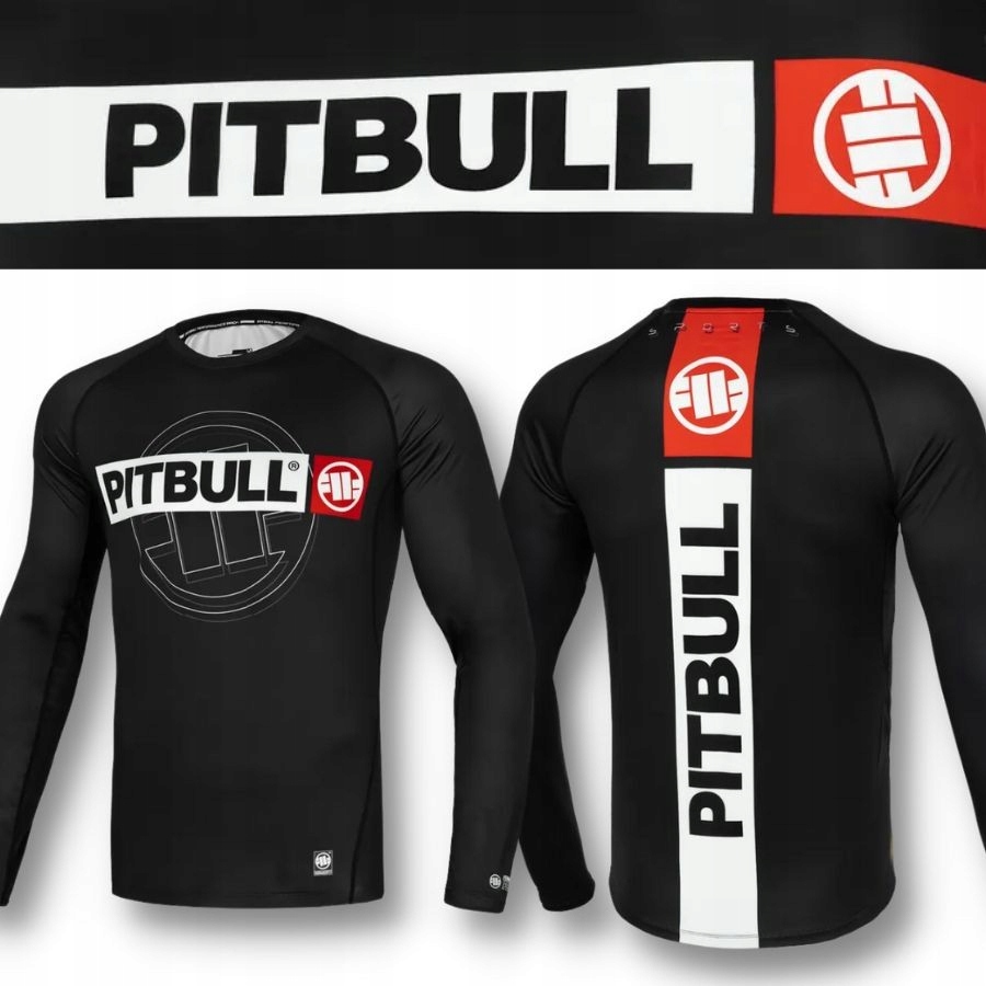 KOSZULKA MĘSKA PIT BULL LONGSLEEVE Z DŁUGIM RĘKAWEM PITBULL