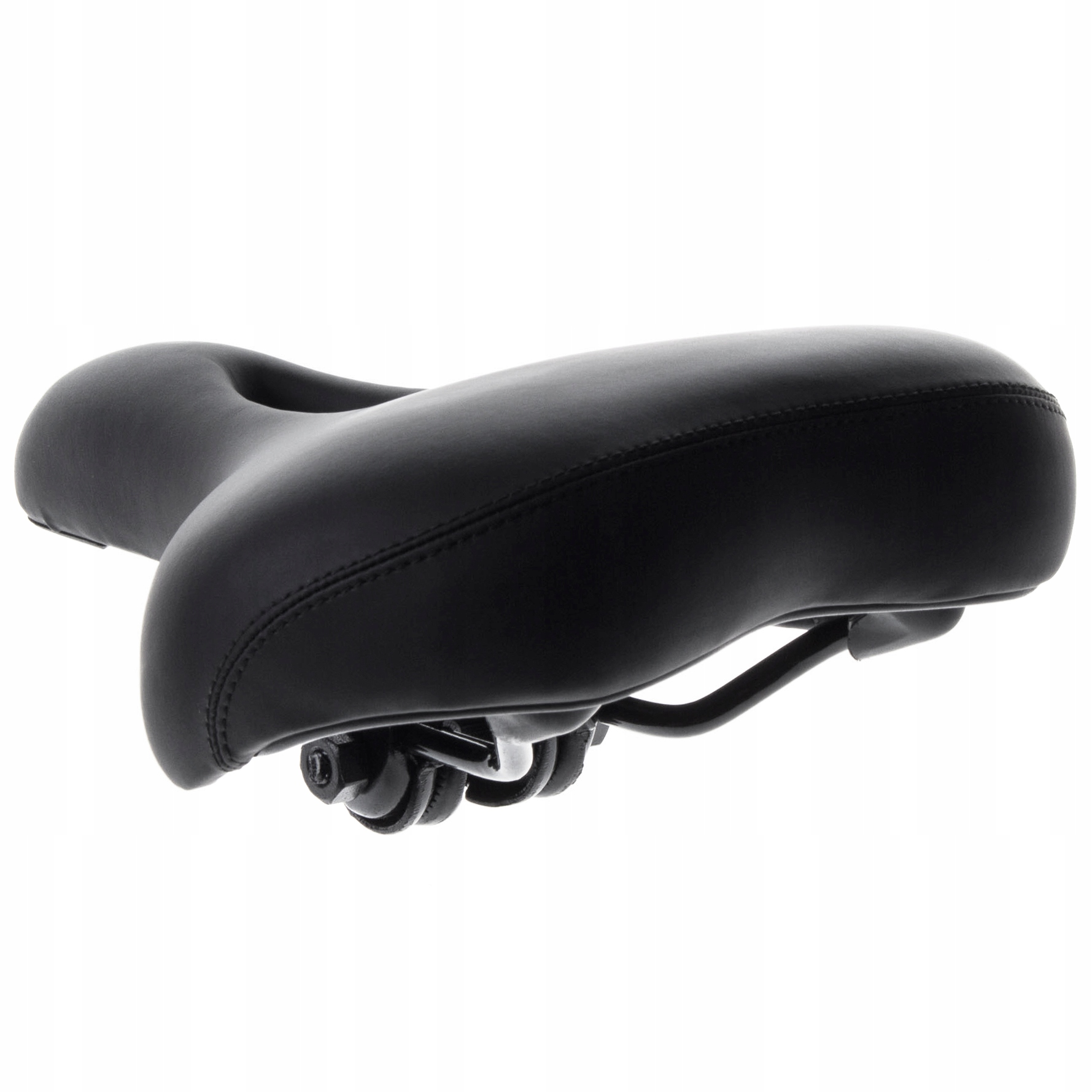 SIODEŁKO ROWEROWE WENTYLOWANE Z OTWOREM Z JARZMEM ECO SKÓRA DAMSKIE MĘSKIE Kod producenta 320154