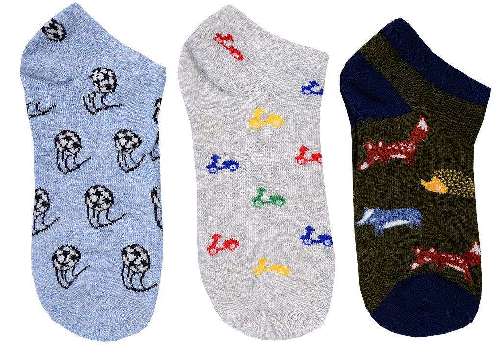 

Skarpetki stopki 3-PAK chłopięce 35/38 N002s