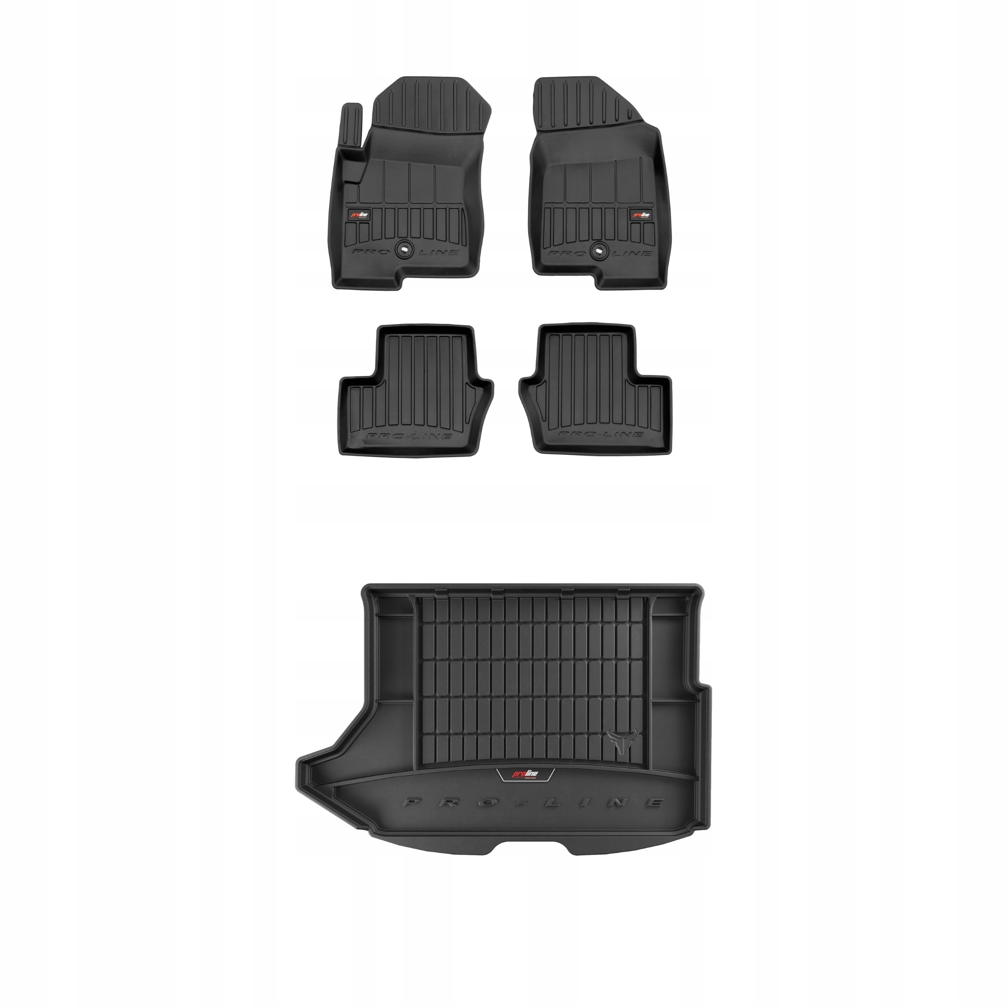 Frogum 3D Sada gumových koberců a rohože s logem pro Dodge Caliber 2006-2011