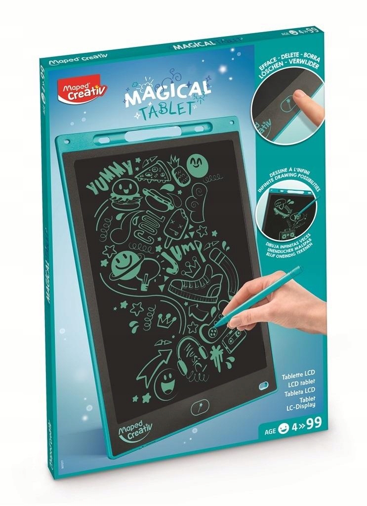 Maxi Mágikus Maped LCD tablet gyerekeknek 4+ kreativitás korlátok nélkül