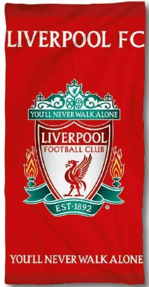 Duży Ręcznik Liverpool Fc You'll Never Walk Alone Oryginał