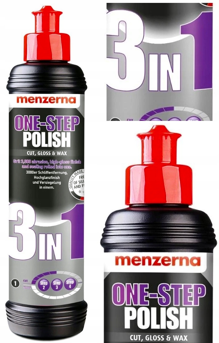 Menzerna One-step Polish 3w1 Pasta Polerska Polerowania Lakieru 250ml