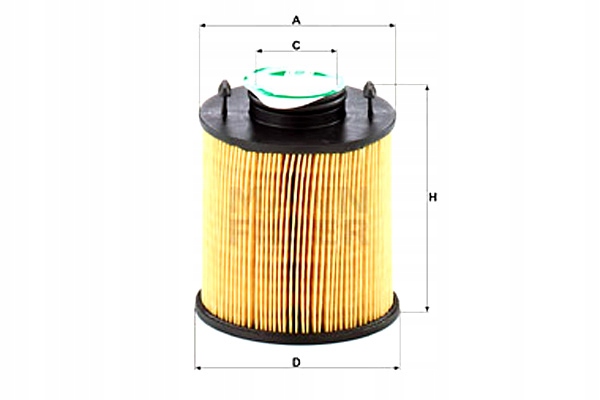 MANN-FILTER FILTR AD BLUE Z USZCZELNIENIEM DAF DB SB TB IVECO