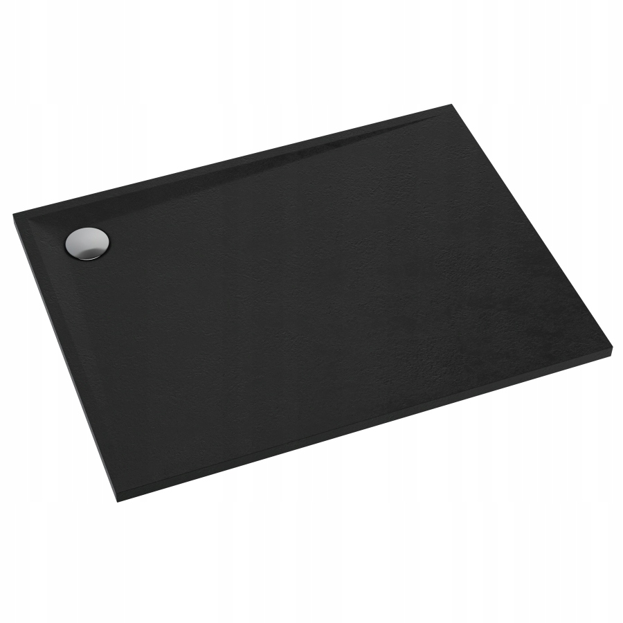 Brodzik prysznicowy Schedline Libra prostokątny czarny kamień 90x100 cm