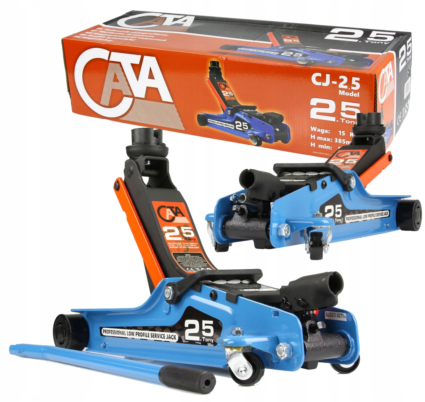 Mar-pol Silný Nízkoprofilový Zvedák 2,5T Žába Cata M80240