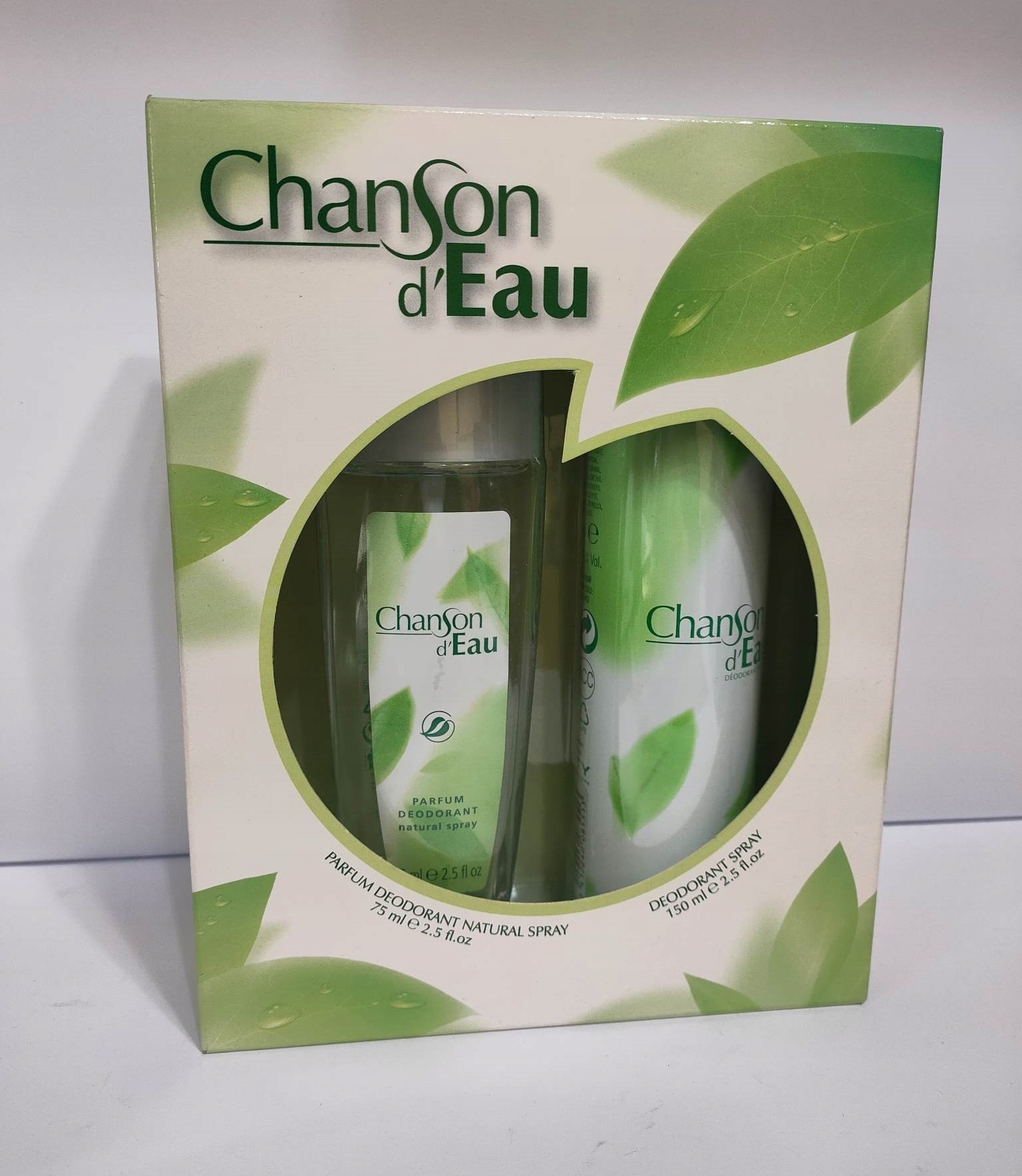 Nový Dárková Sada Chanson D'eau 75 ML Pds 150 ML Deo Starší Verze