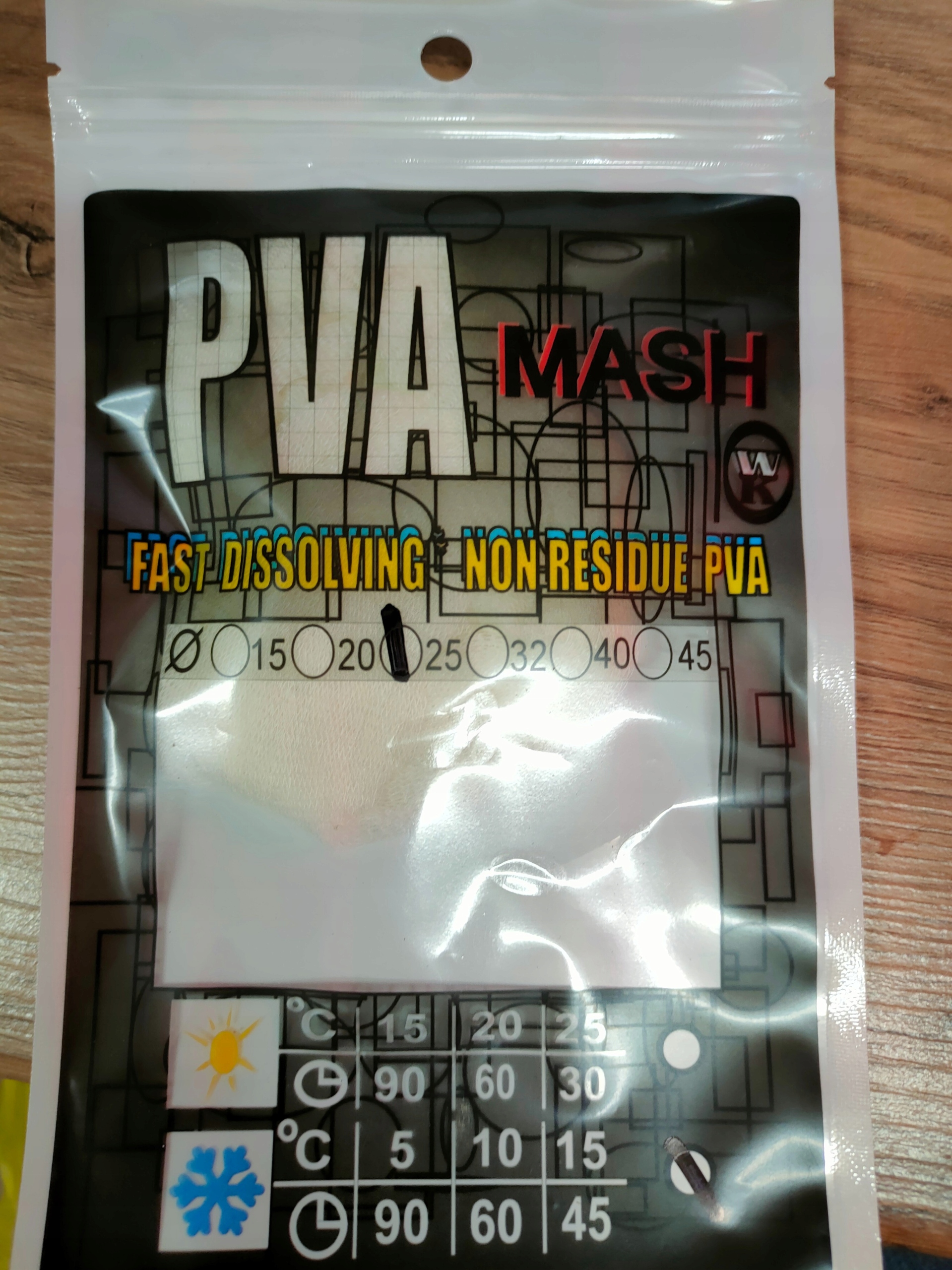 Siatka Pva zapas 32mm 10m Zimna woda