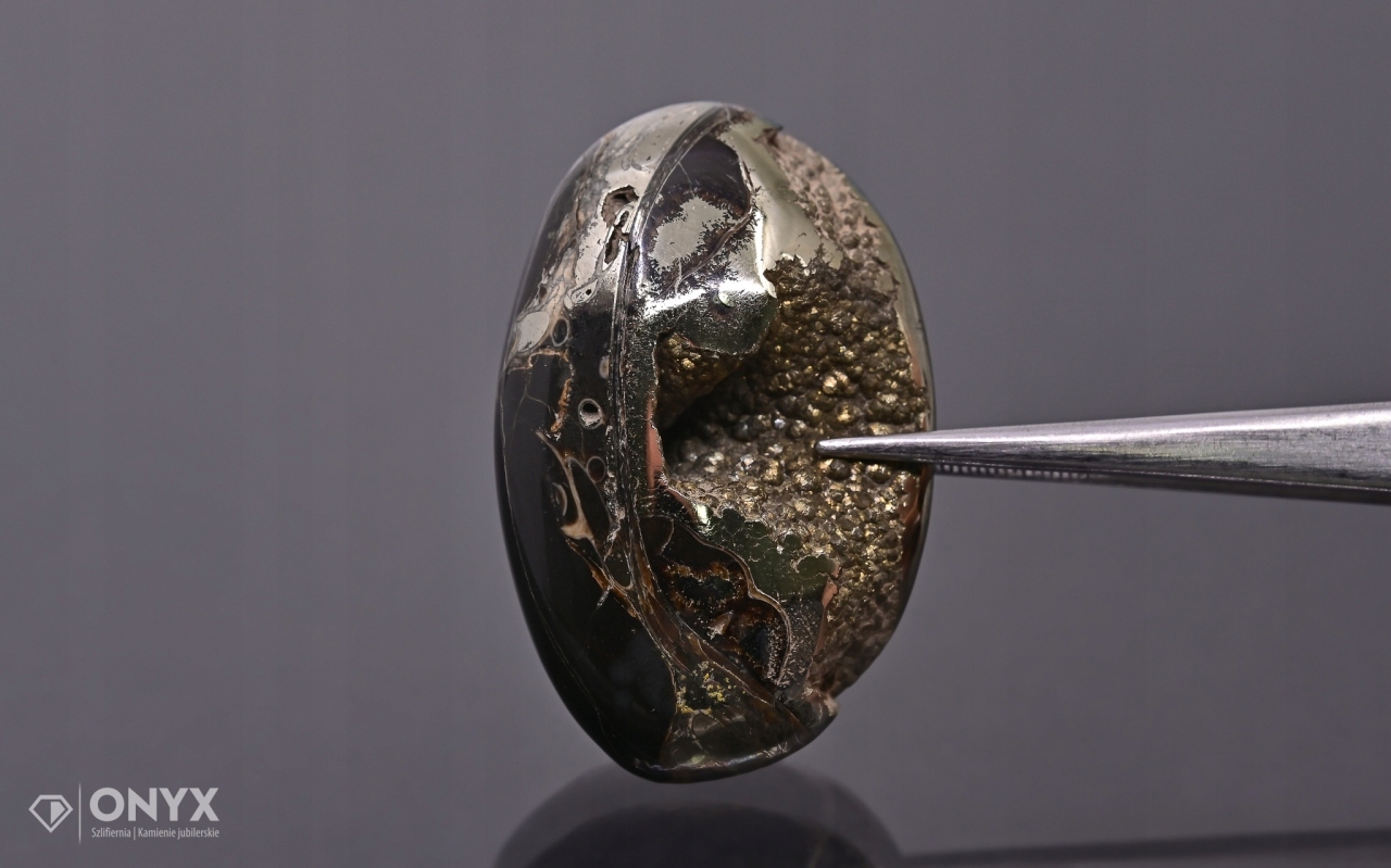 Amonit spiritizovaný nepravidelný 38x24 mm