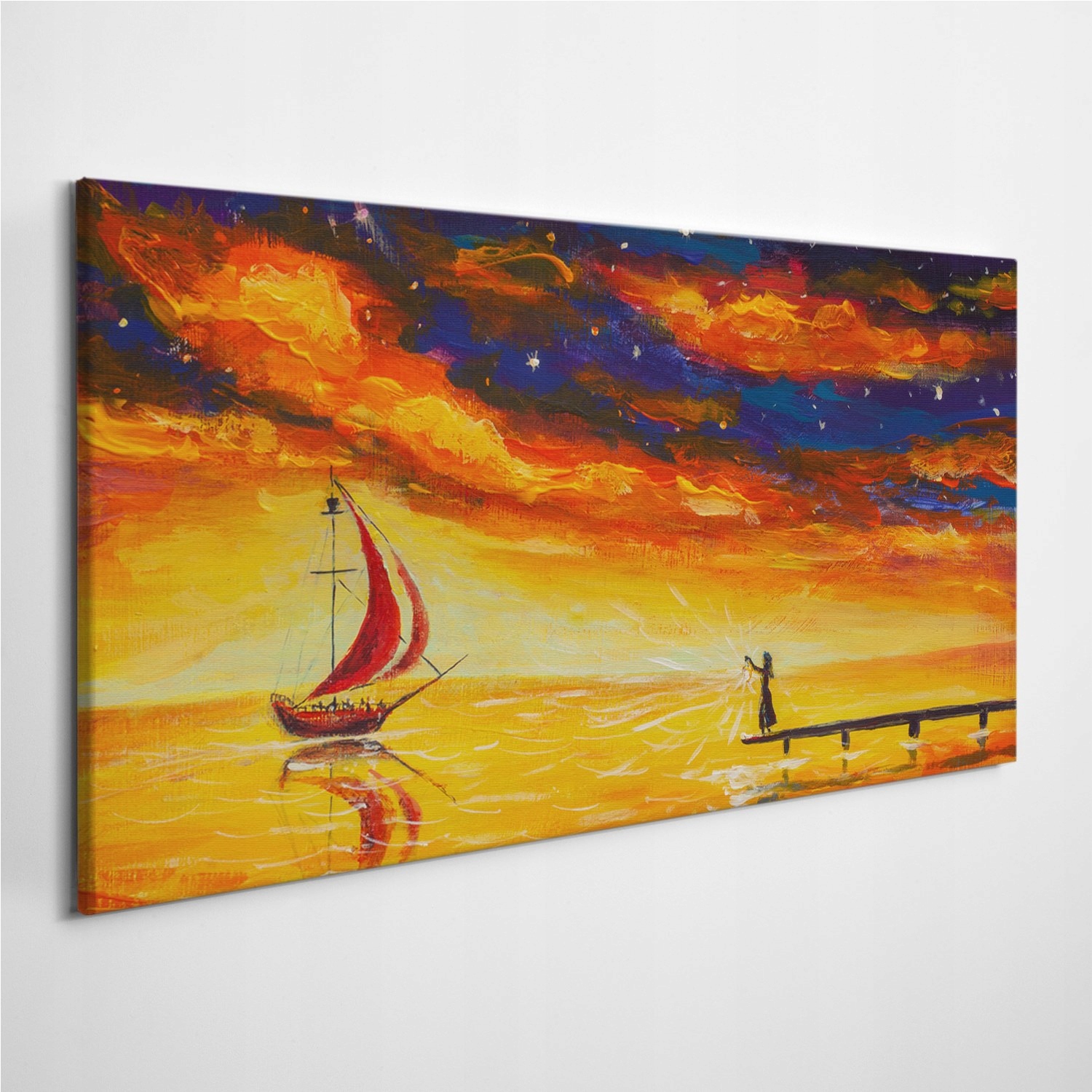 

Foto-obraz na płótnie Most Fantasy Morze 120x60 cm