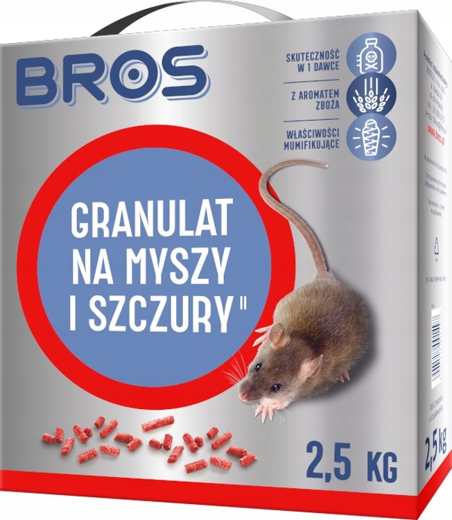 

Bros trutka, granulat na myszy i szczury 2,5kg