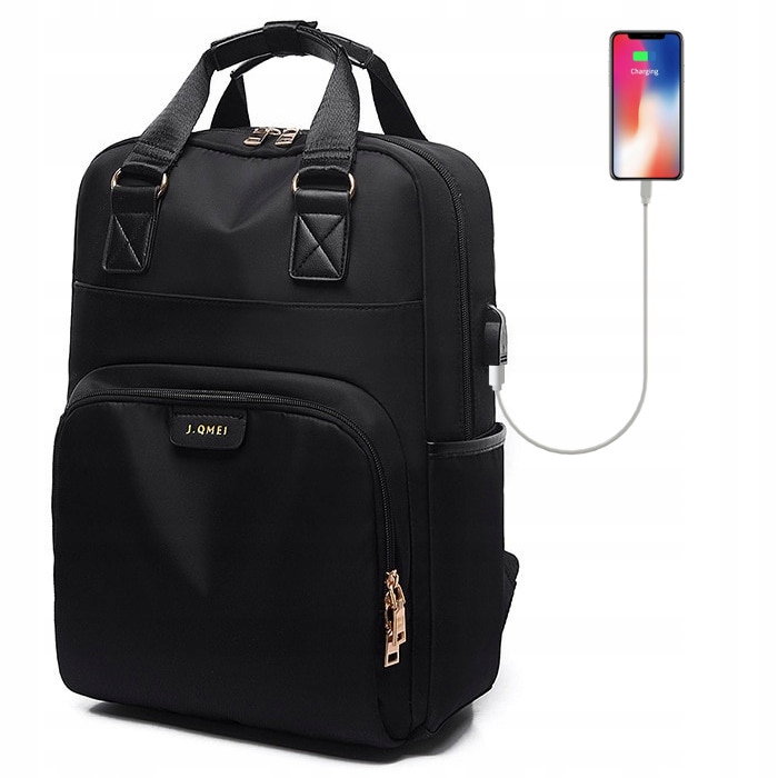 

Plecak Jq Stella na laptopa 15,6 z Usb czarny
