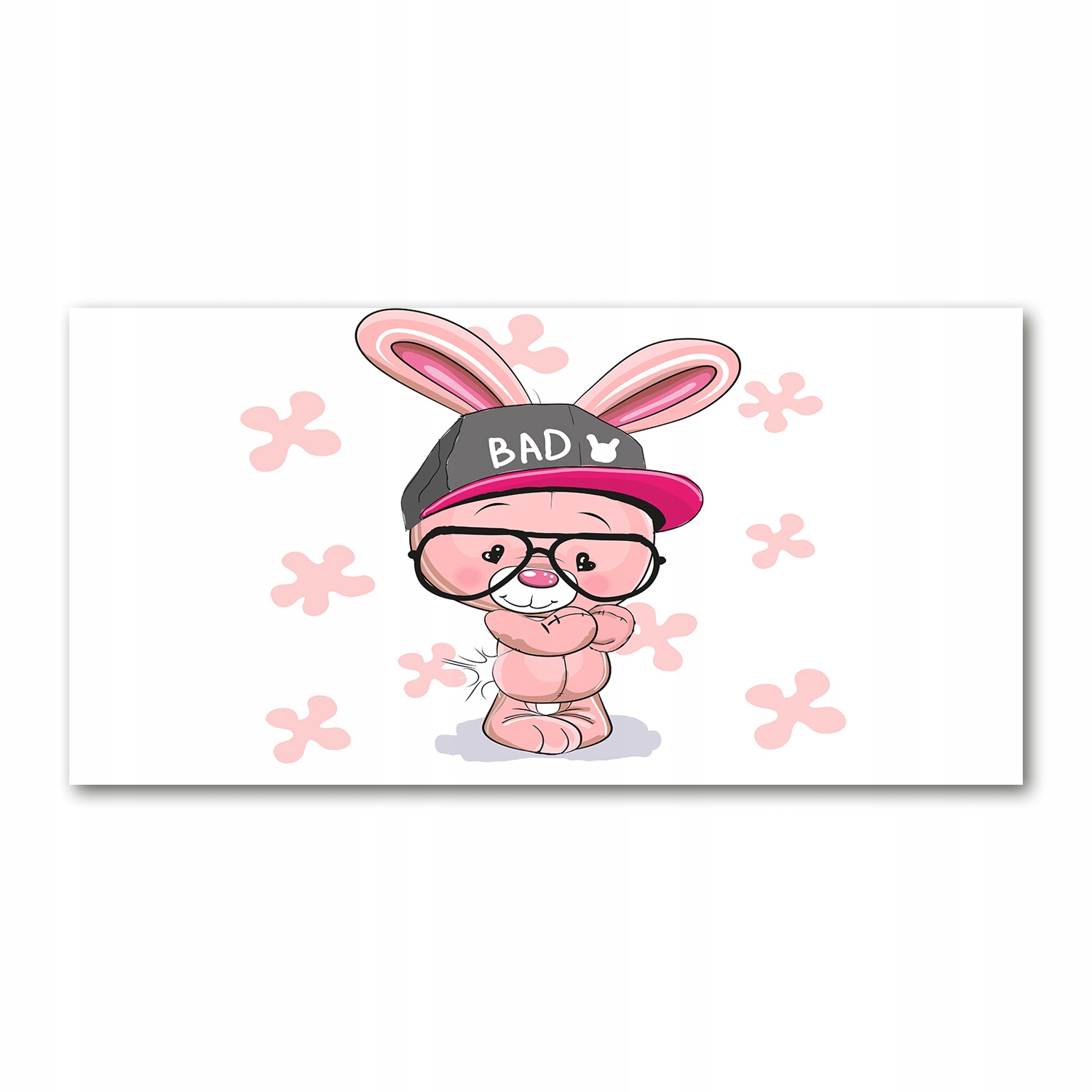 

Foto obraz akryl zdjęcie Królik w czapce 120X60 cm