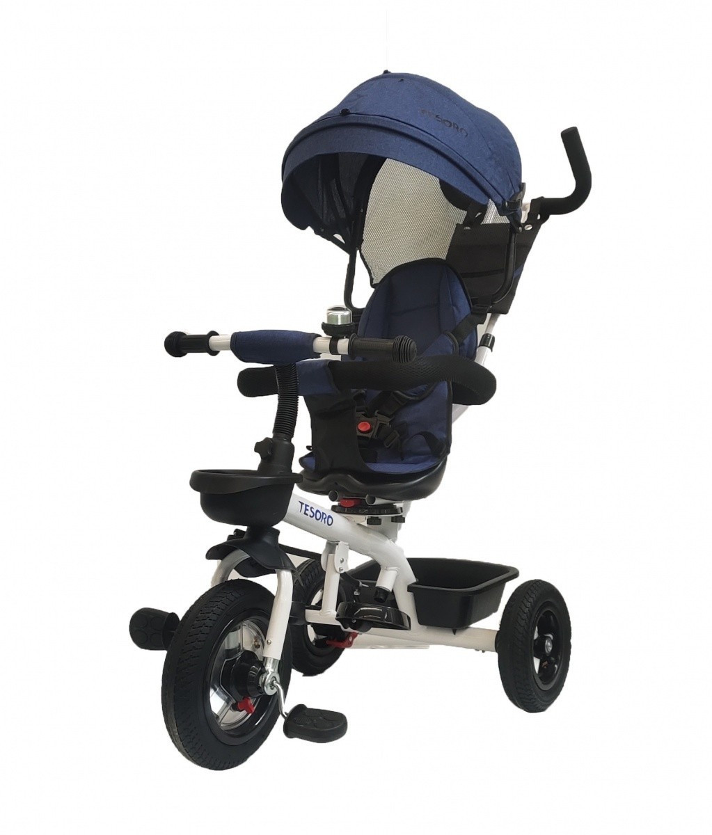 TESORO ROWEREK TRÓJKOŁOWY POMPOWANE KOŁA PASY KOSZYK