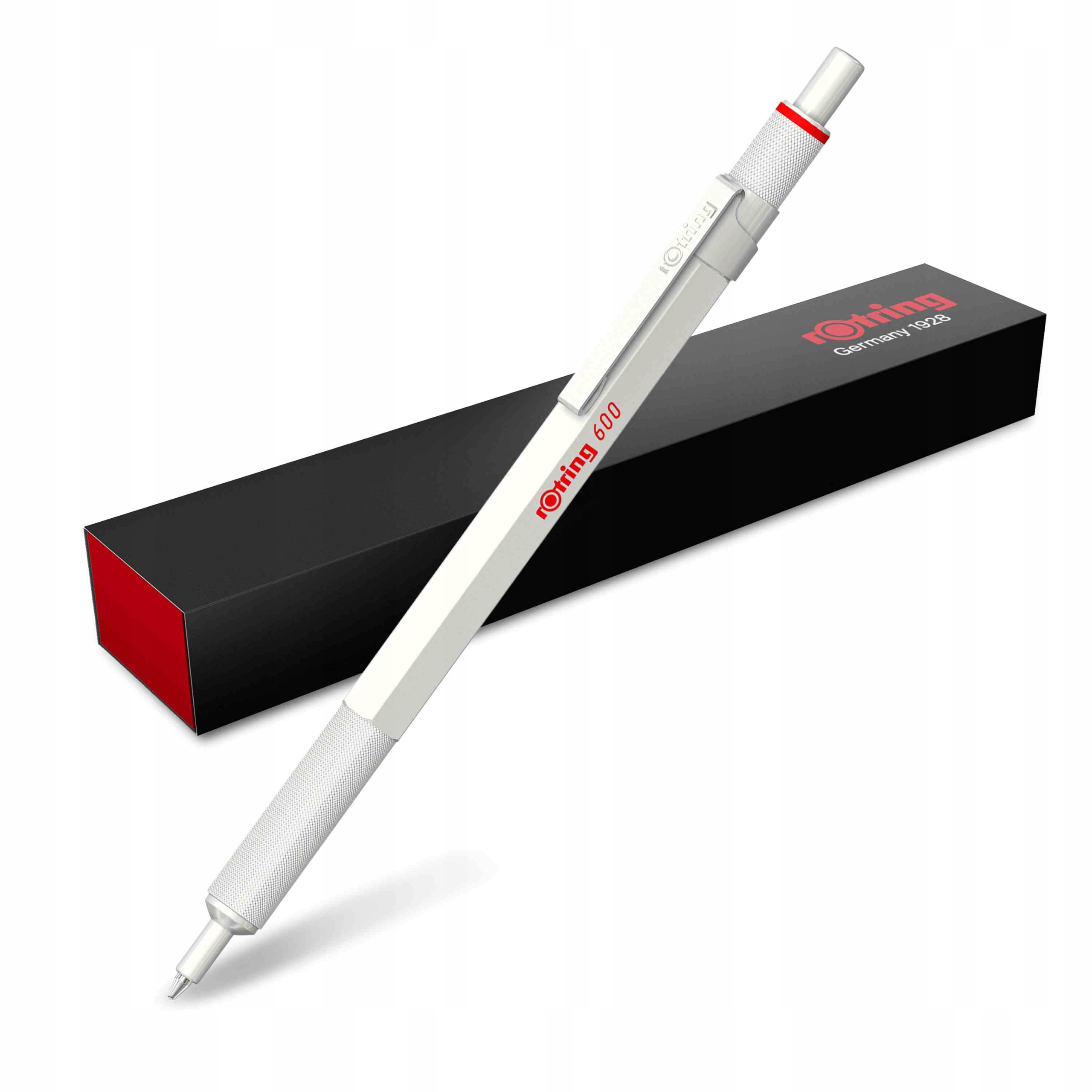Długopis Premium Rotring 600 metalowy white pearl