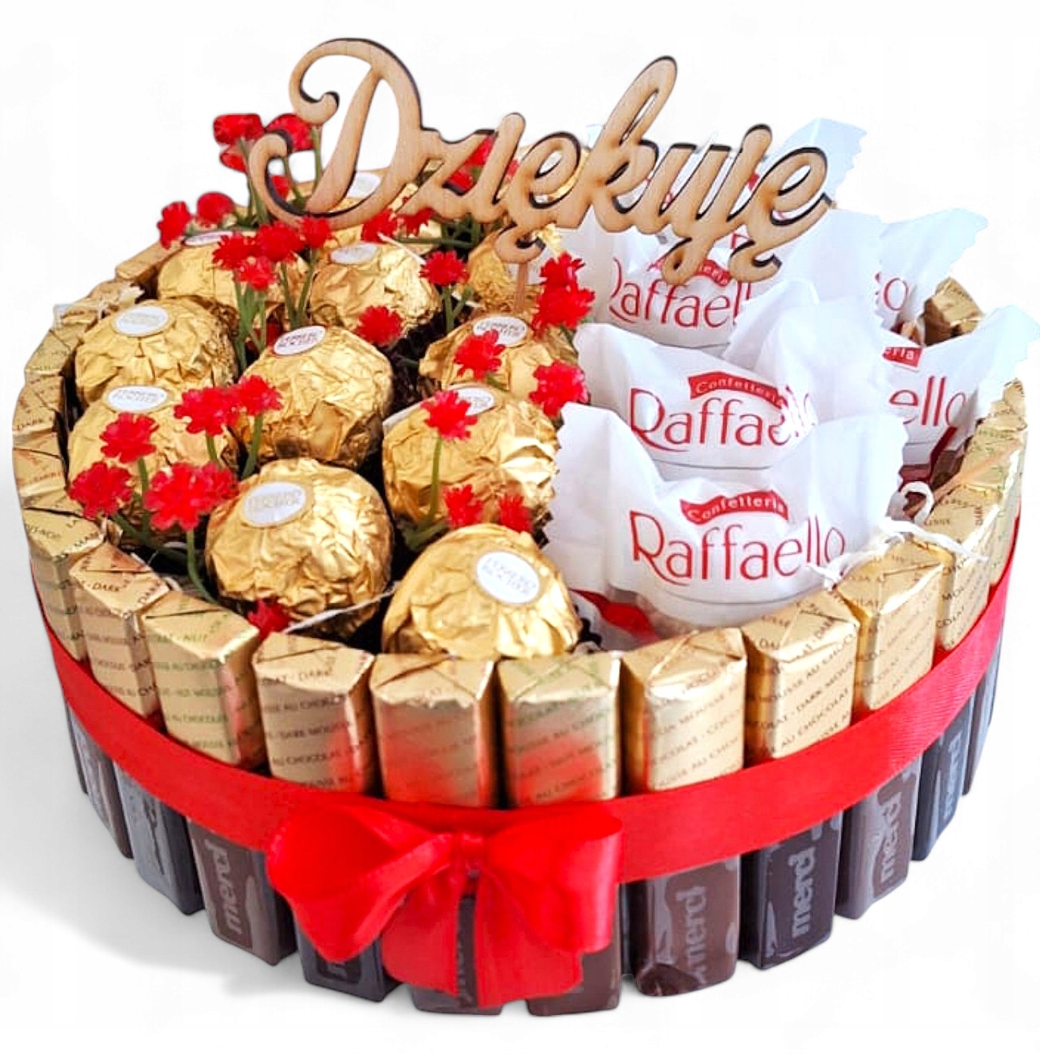 Flower box na Dzień Kobiet Zestaw prezentowy 20 cm