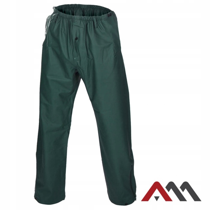 

Mocne Spodnie Przeciwdeszczowe Zielone Spr-pu r.XL