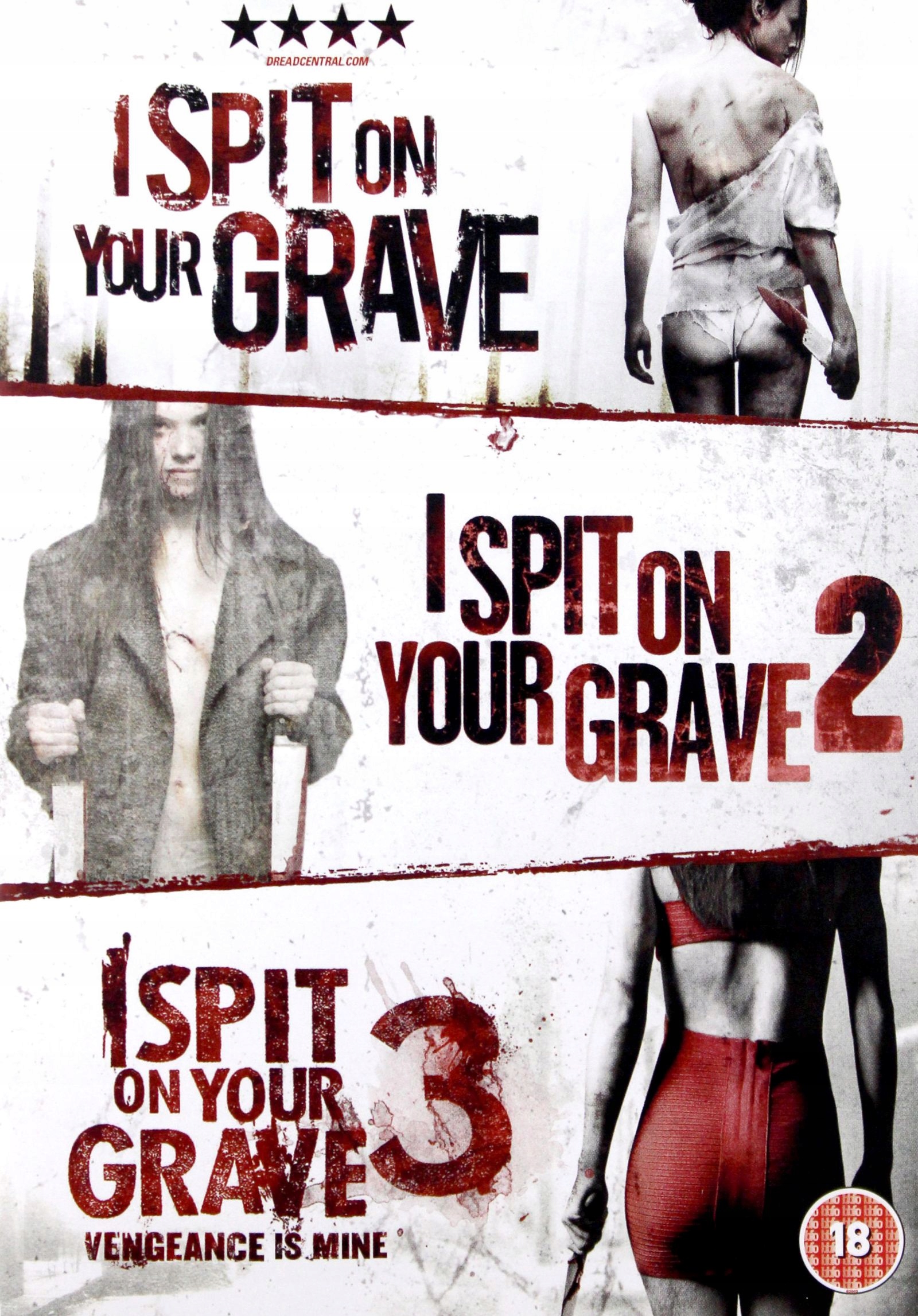 

I Spit On Your Grave 1 2 3 (3DVD)