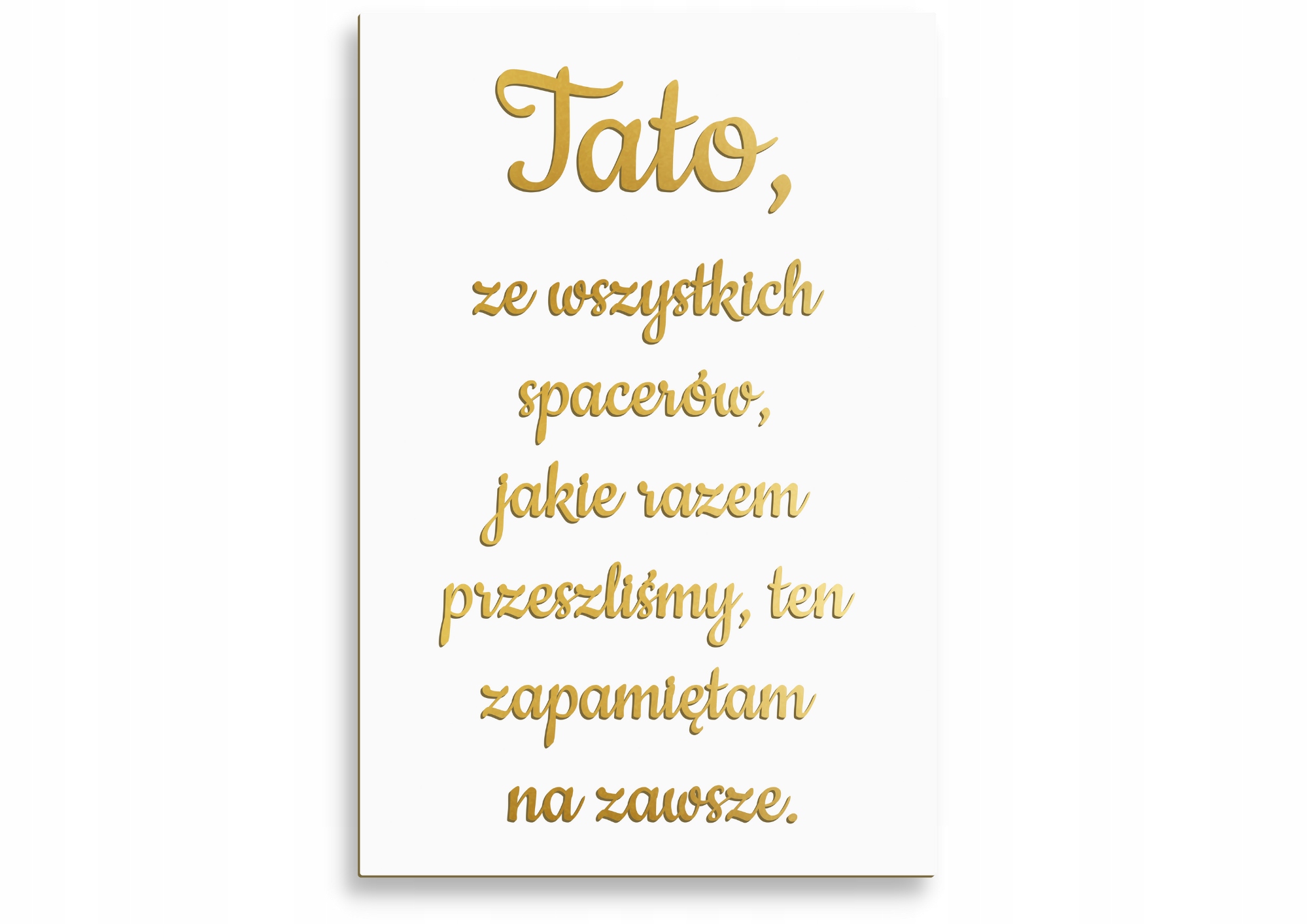 

Tablica weselna pionowa Tato spacerów