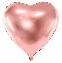 

Balon Rose Gold Serce Duże 45cm na urodziny