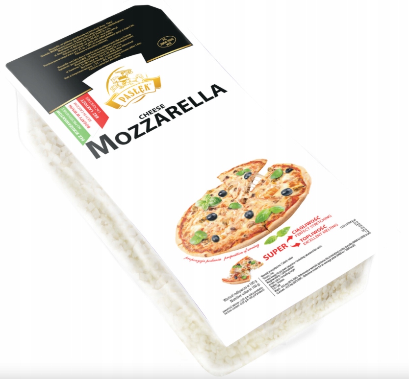 Ser Mozzarella kostka 2 kg Pasłęk