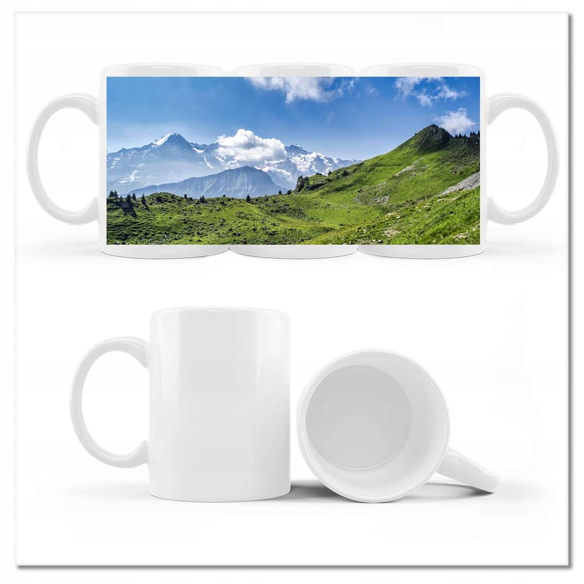 

Kubek z nadrukiem Piękny górski krajobraz