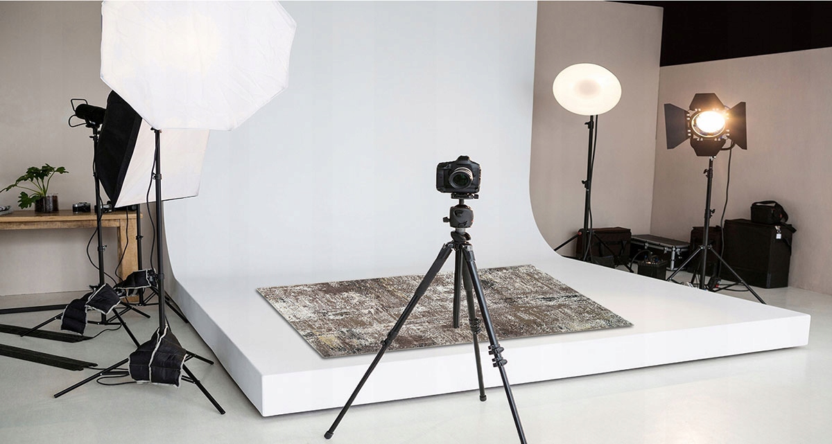 MIĘKKI DYWAN LAILA 2498c DO PRZEDPOKOJU BRĄZOWY SZARY GRUBY LOFT 120x170cm Informacje dodatkowe dla alergików