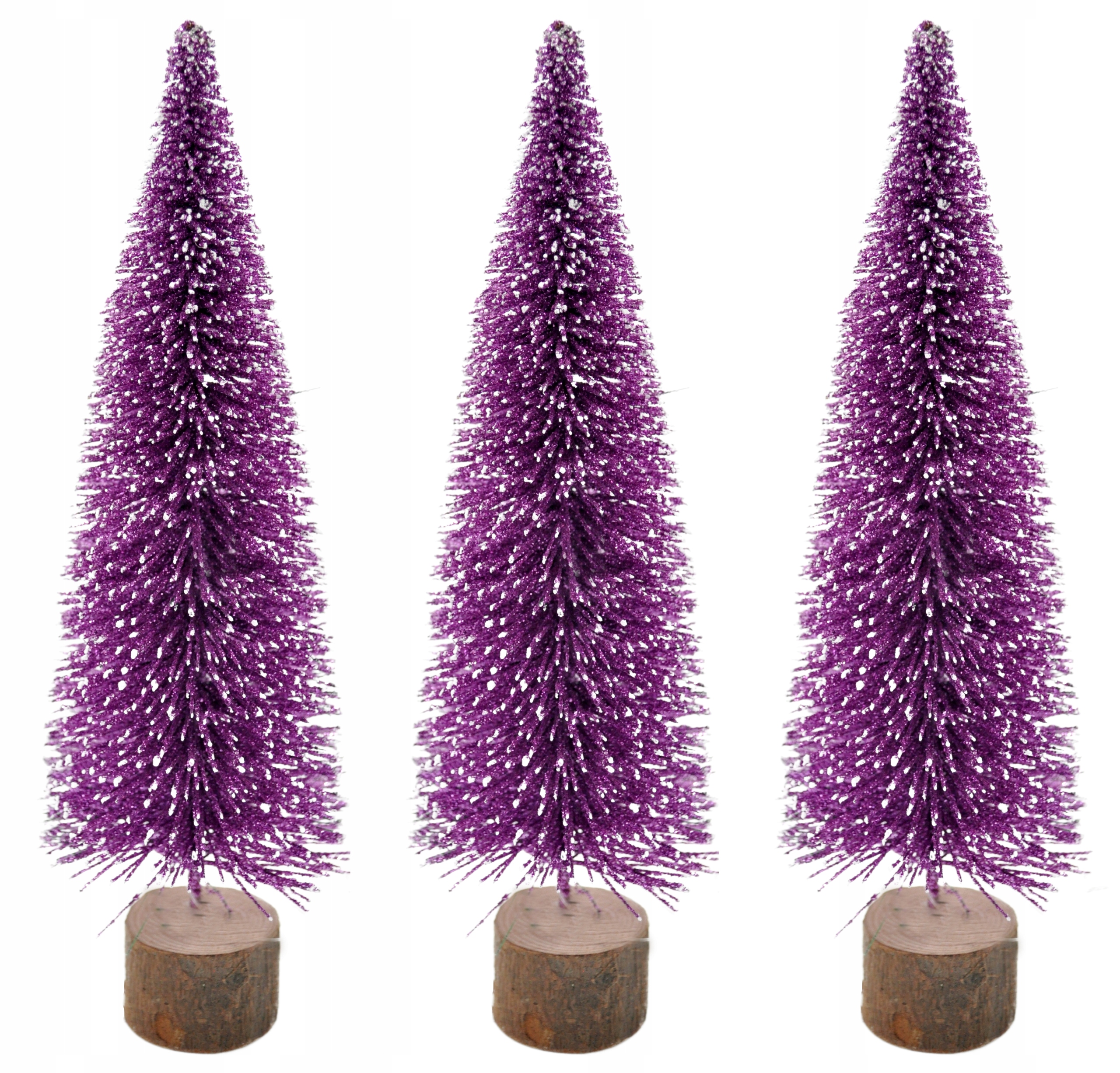 

Figurka brokatowa Choinka Świąteczna ozdoba Fiolet