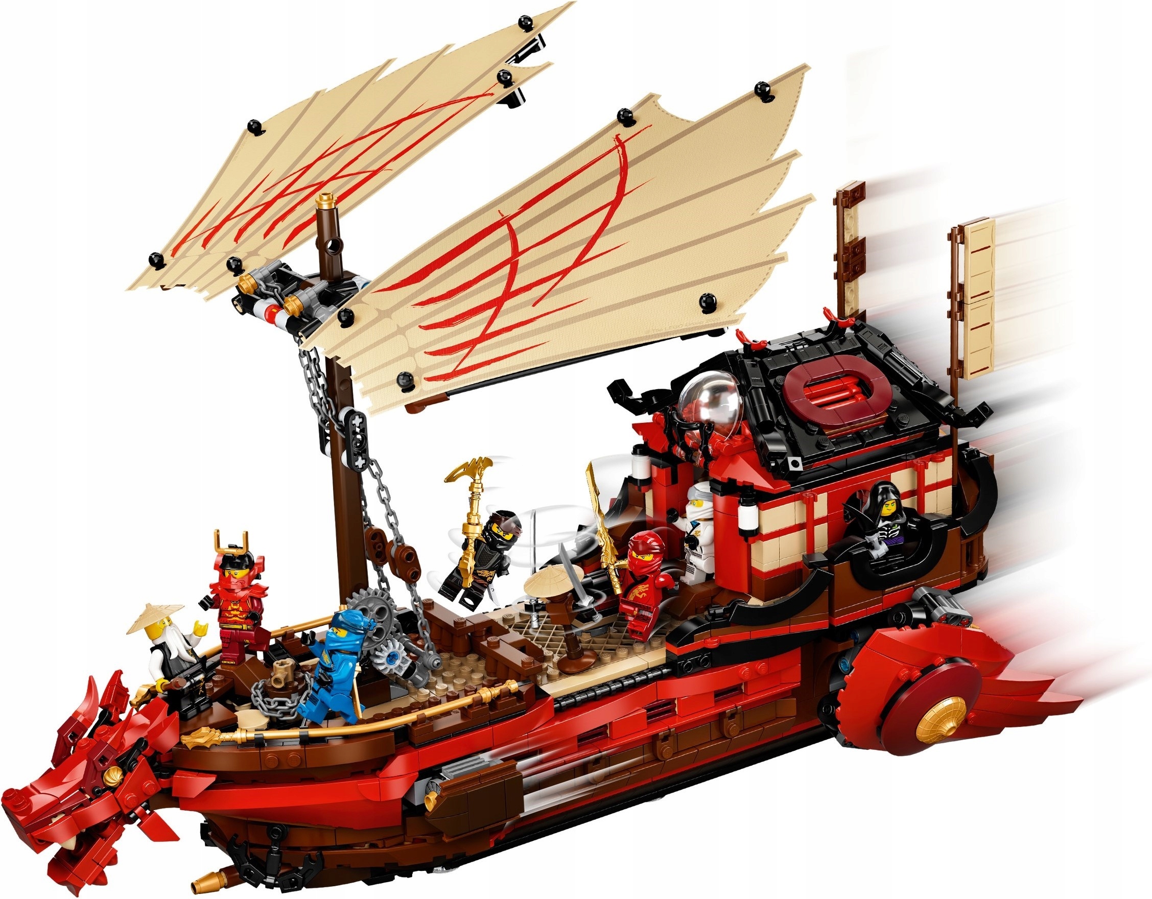 LEGO NINJAGO 71705 PERŁA STATEK OKRĘT ŁÓDŹ ŁÓDKA Płeć chłopcy