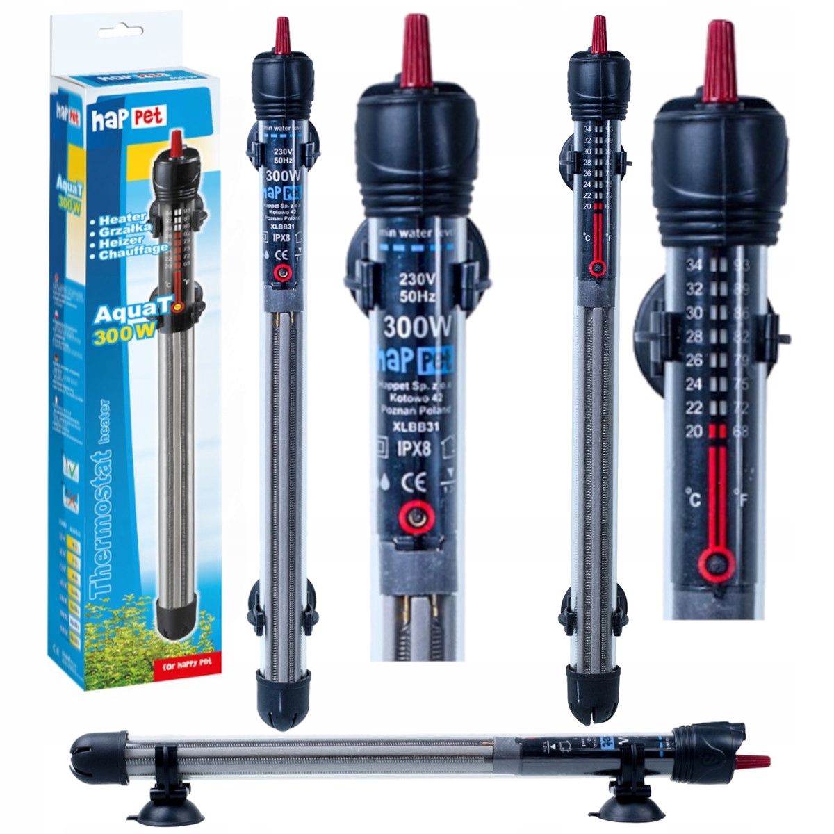 

Grzałka 300W Z Termostatem Do Akwarium 200-300L