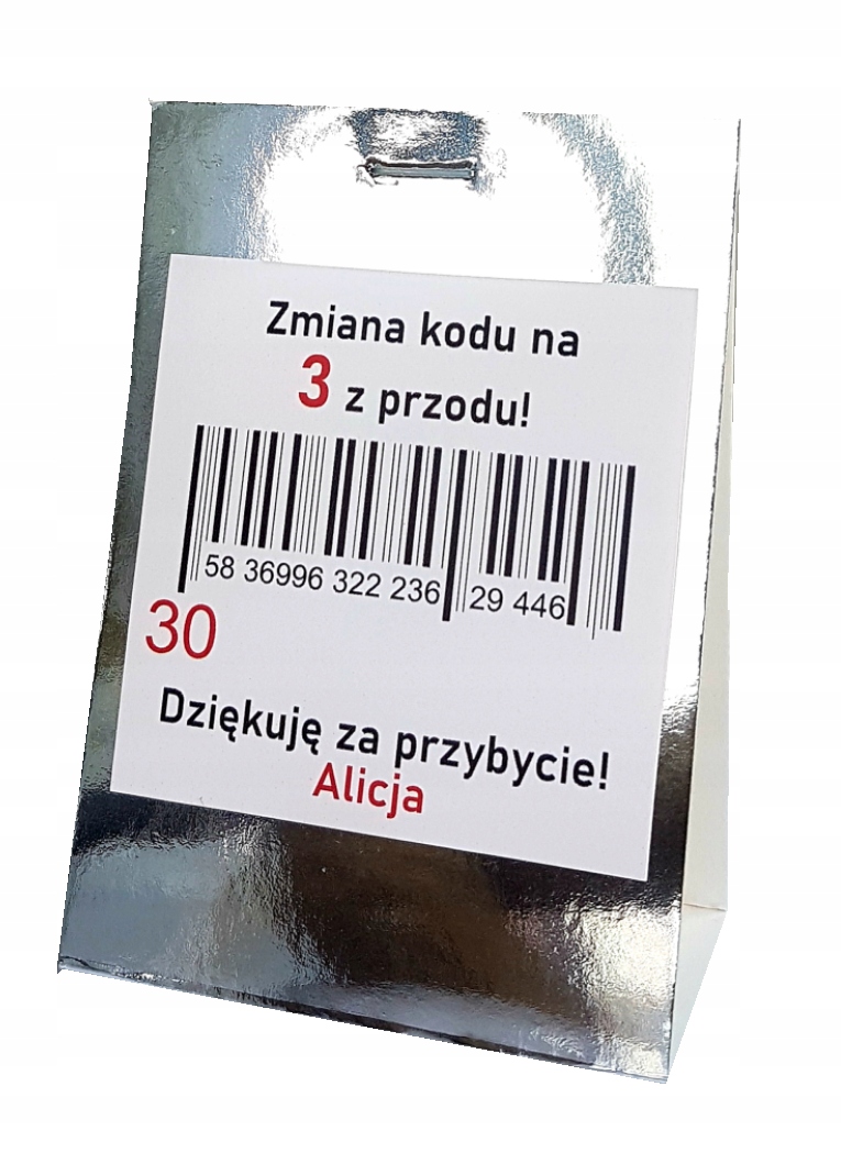 

prezenciki dla gości Karmelki serduszka urodzinowe