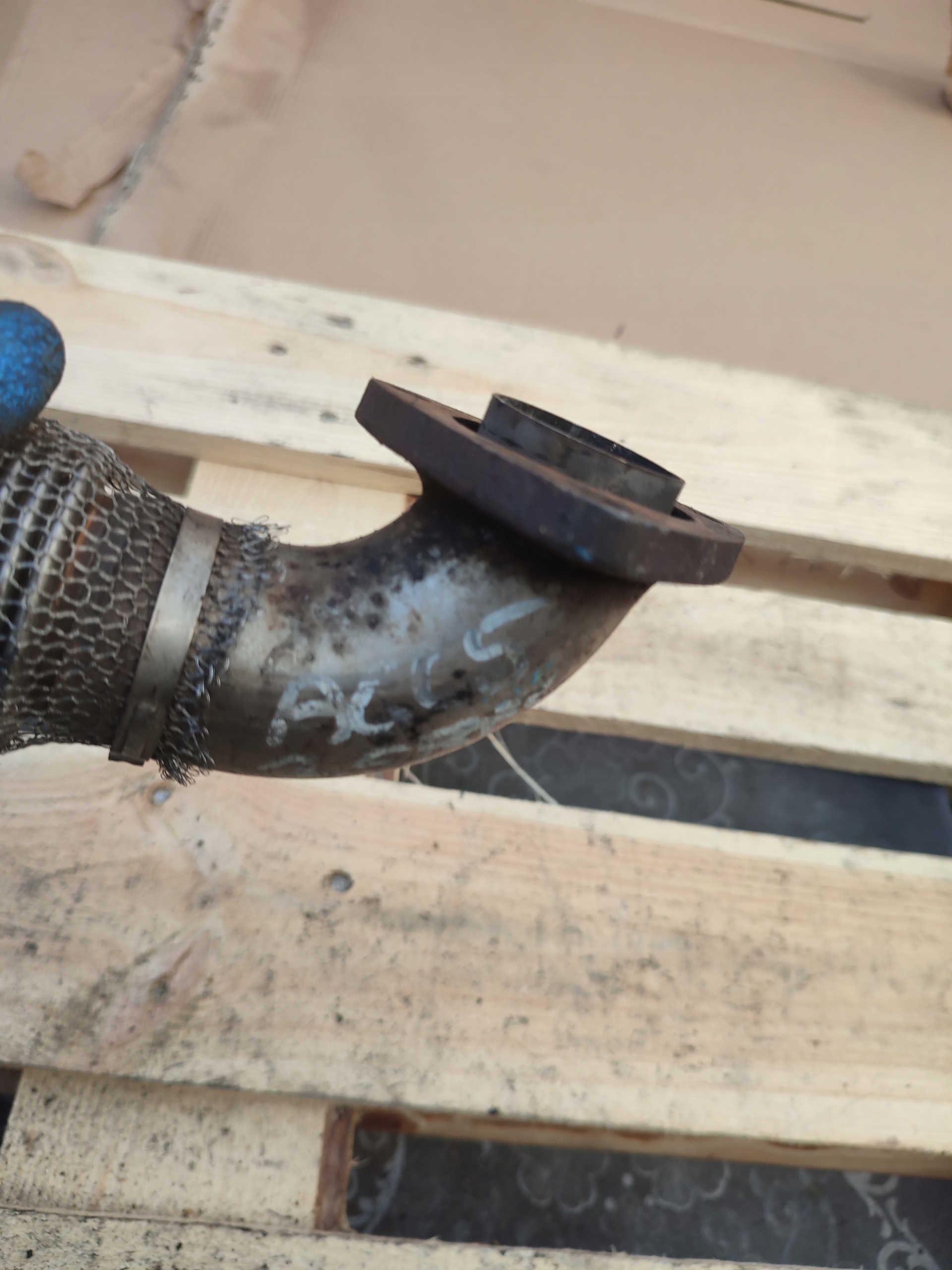 rohr des Abgaskrümmers audi a6 c5 2.5 bfc