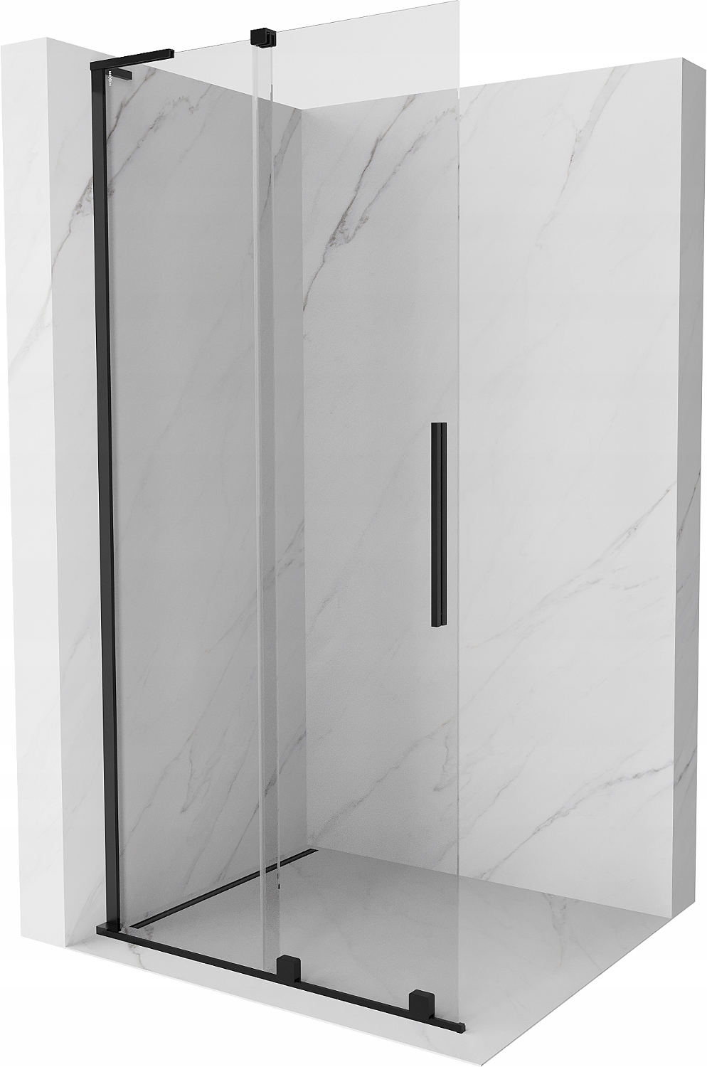 Mexen Velar L Posuvný Walk-in Sprchový Kout 100x200 cm, Transparentní 8mm,
