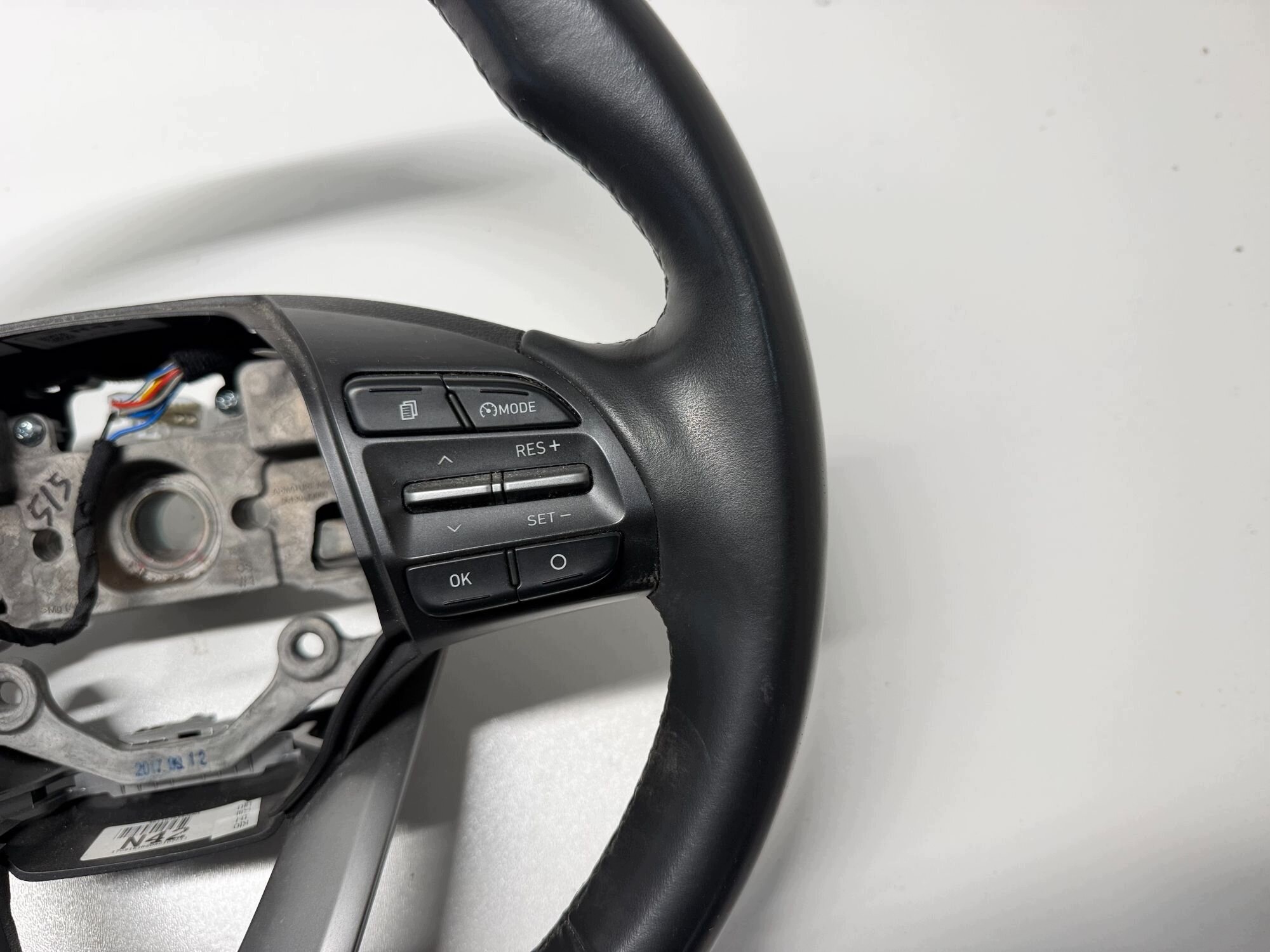steering wheel, leather TEMPOMAT HYUNDAI KONA 2017- LADNA
