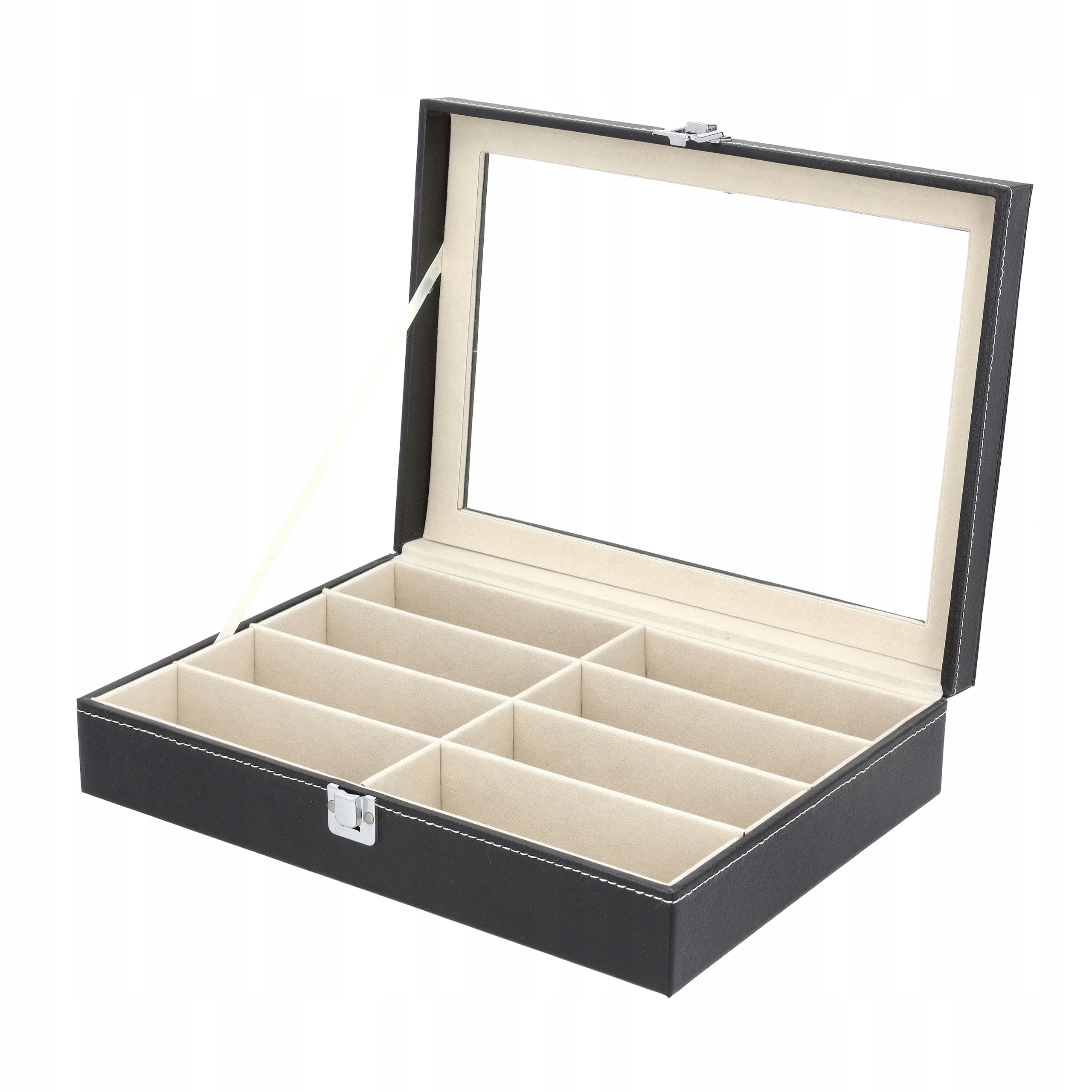 SZKATUŁKA NA OKULARY PUDEŁKO ETUI ORGANIZER EKSPOZYTOR PREZENT 8 SZT Marka Korbi