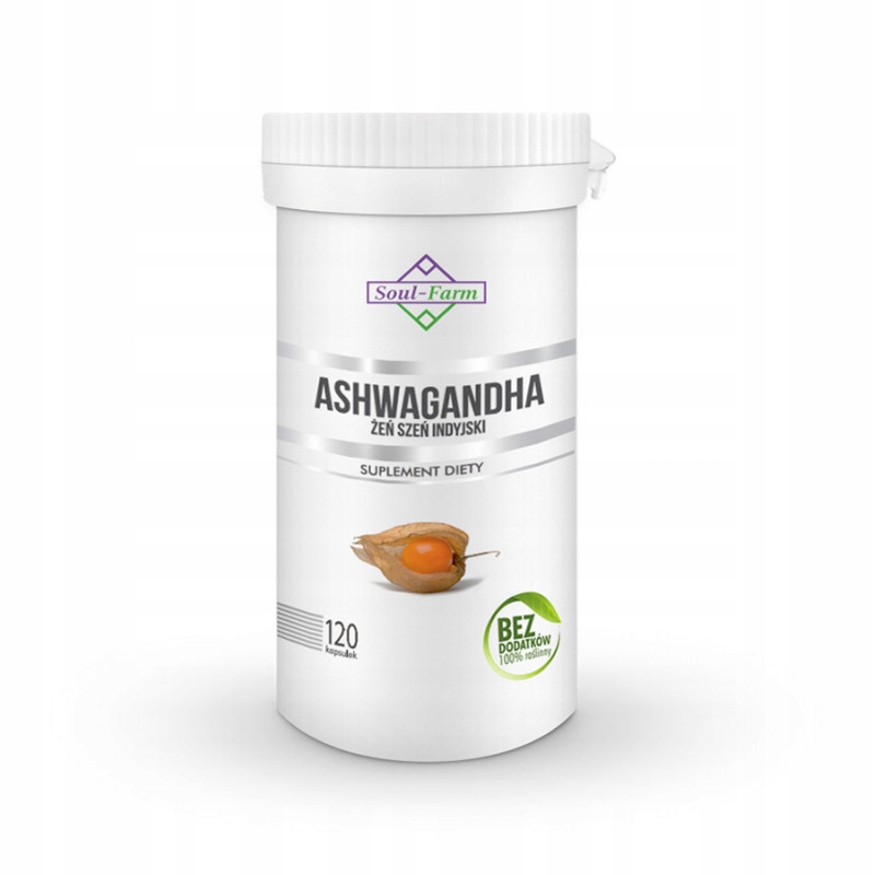 ASHWAGANDHA 120 KAPSUŁEK, EXTRAKT 4:1 Soul-Farm